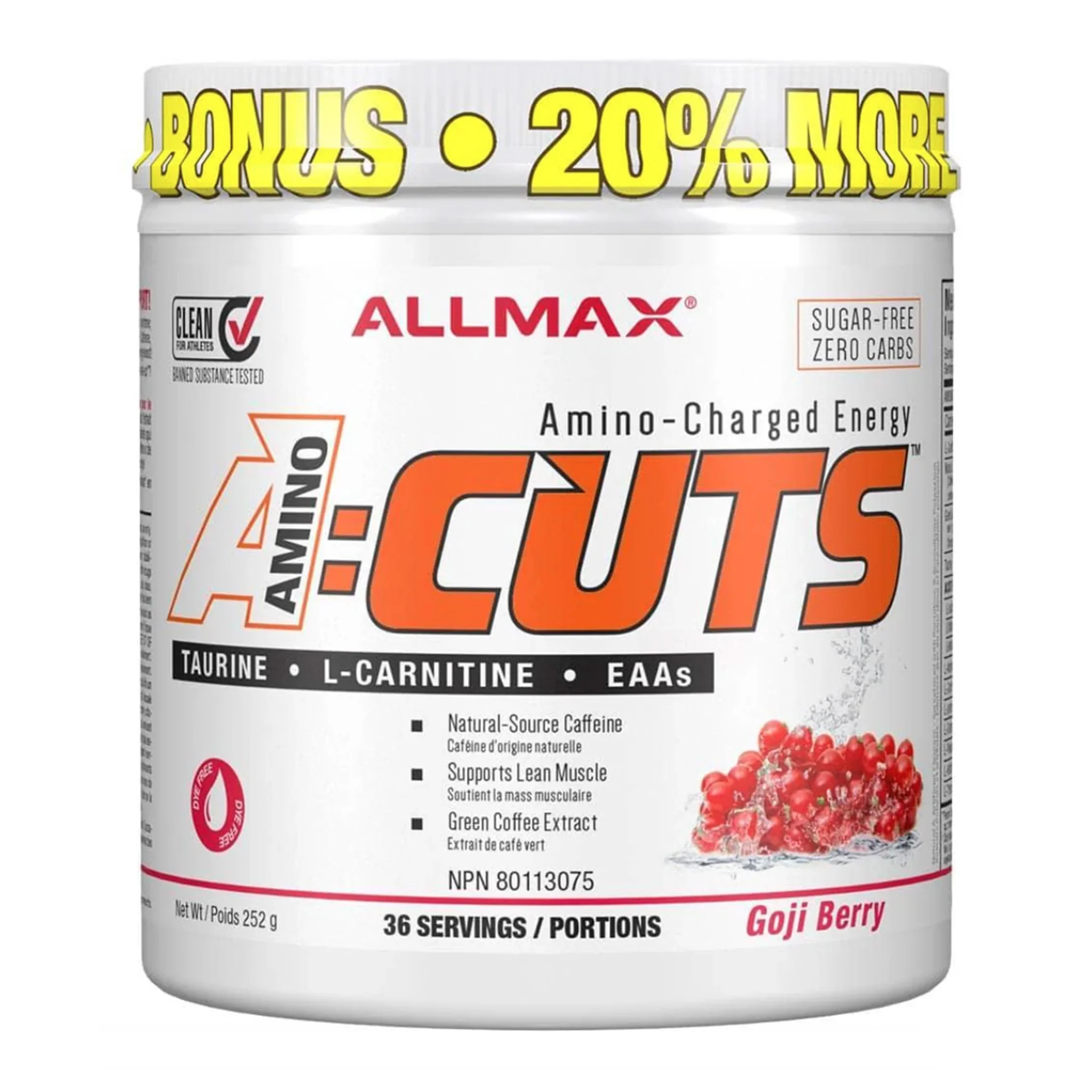 Allmax Amino cuts (36 Servs) - Image 3