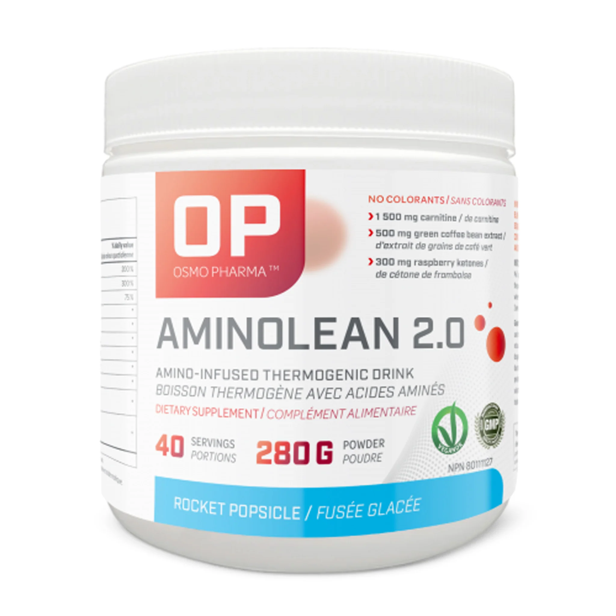 Osmo Pharma Aminolean Thermogenic Burner  (40 Servs) - Image 4