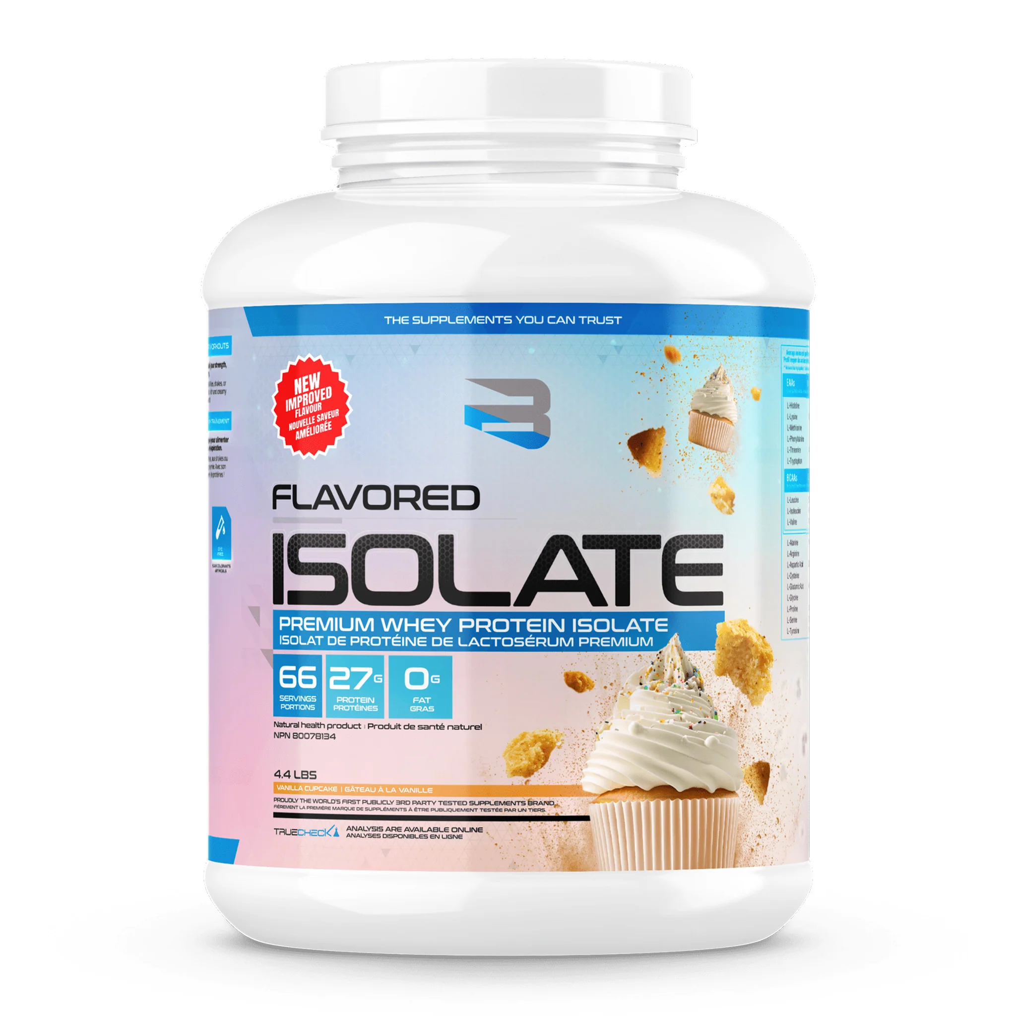 Believe Flavored Isolate Whey Protein (4.4lbs) - Image 11