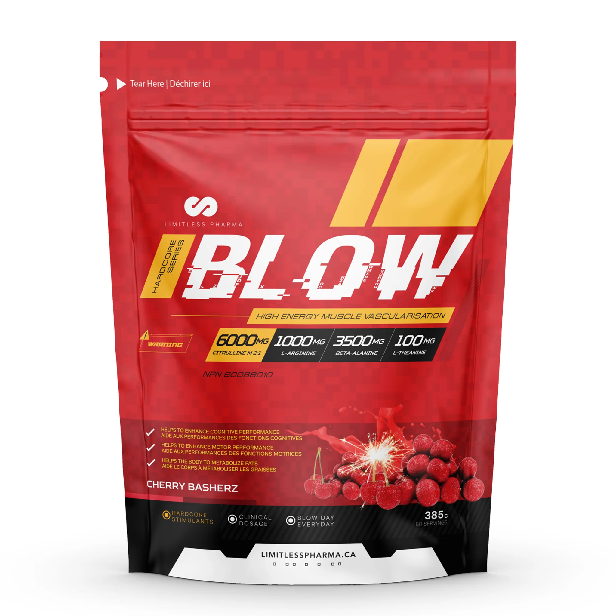 Limitless Pharma Blow Pre-Workout (50 Servs) - Image 8