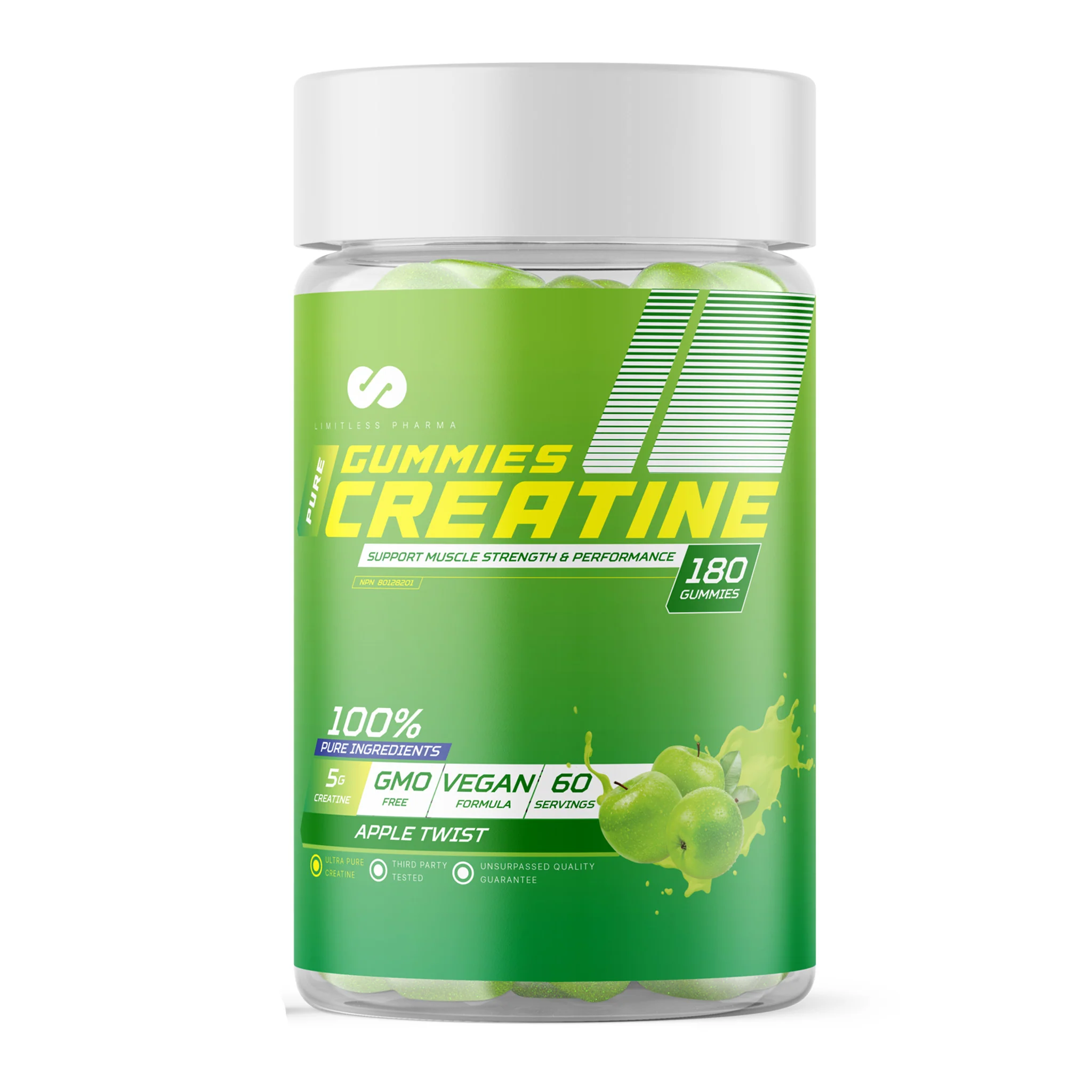 Limitless Pharma Creatine Gummies (180 Gummies) - Image 4