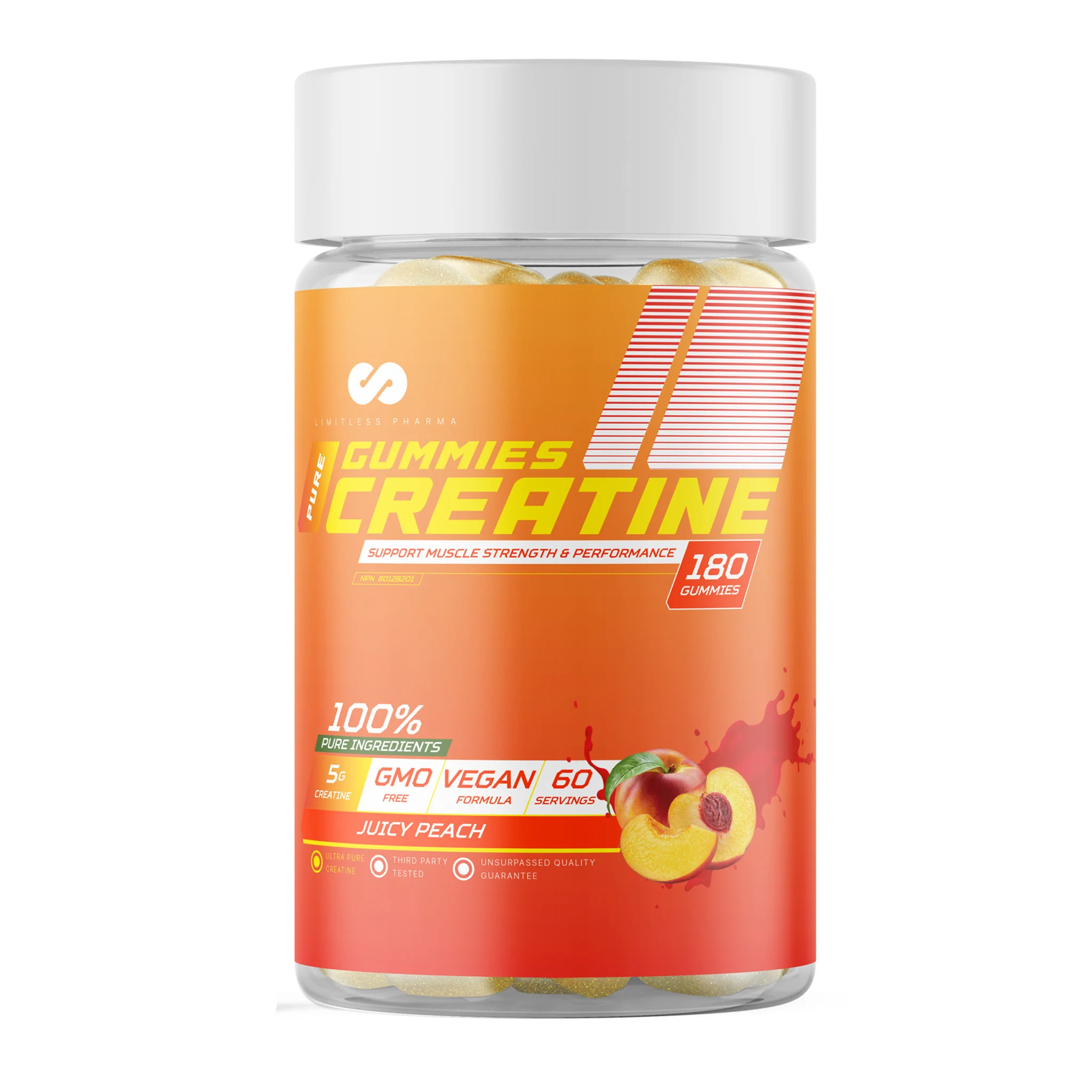 Limitless Pharma Creatine Gummies (180 Gummies) - Image 5