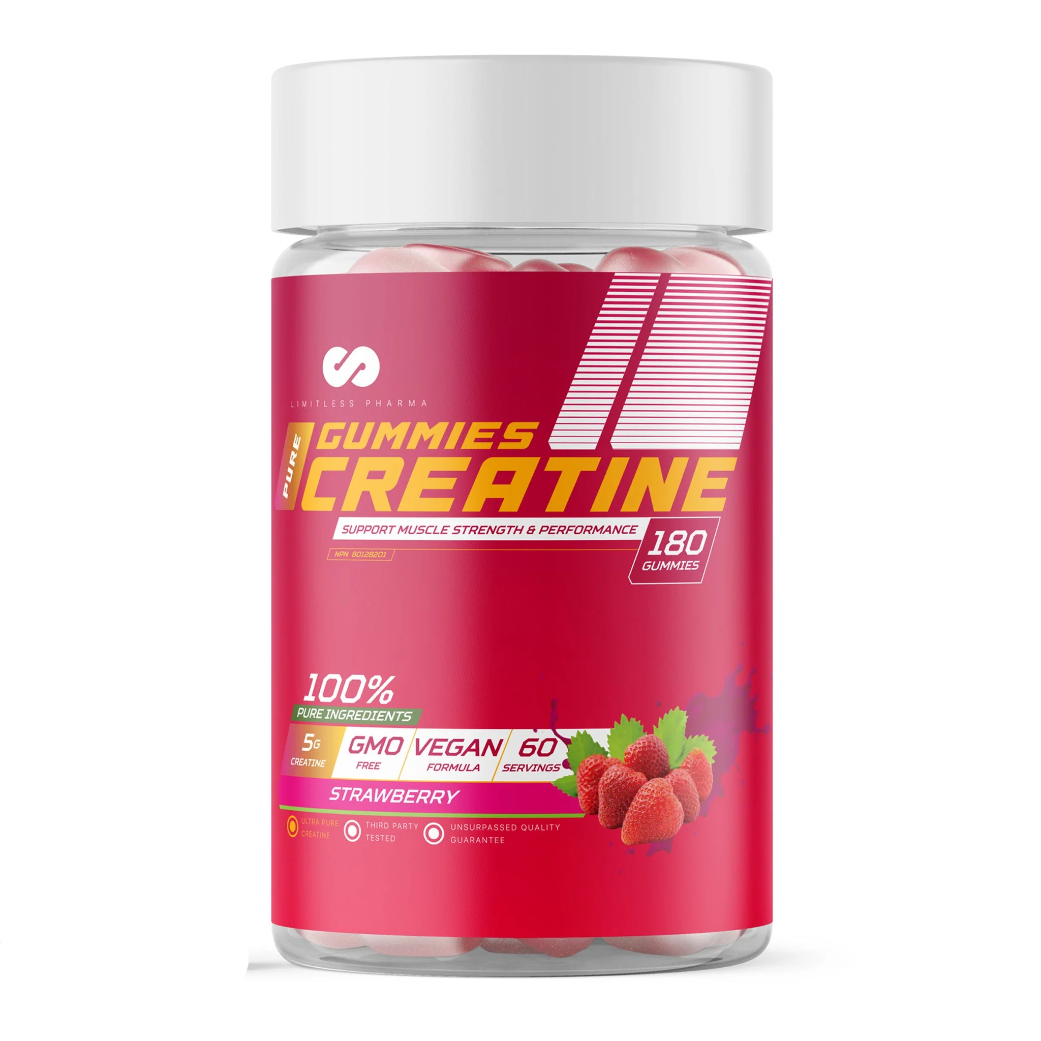 Limitless Pharma Creatine Gummies (180 Gummies) - Image 8