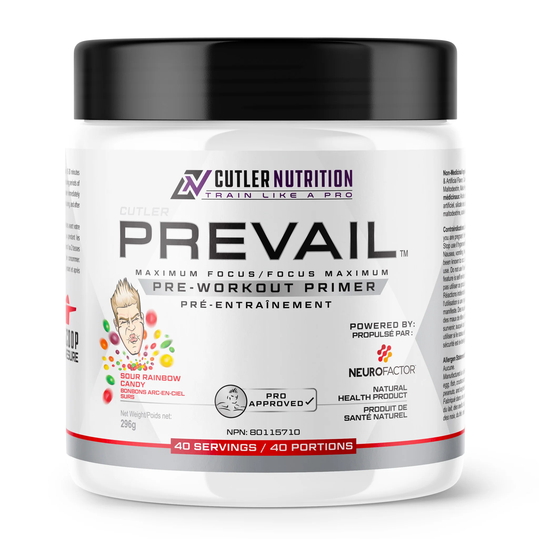 Cutler Nutrition Prevail Pre-Workout (40 Servs) - Image 4
