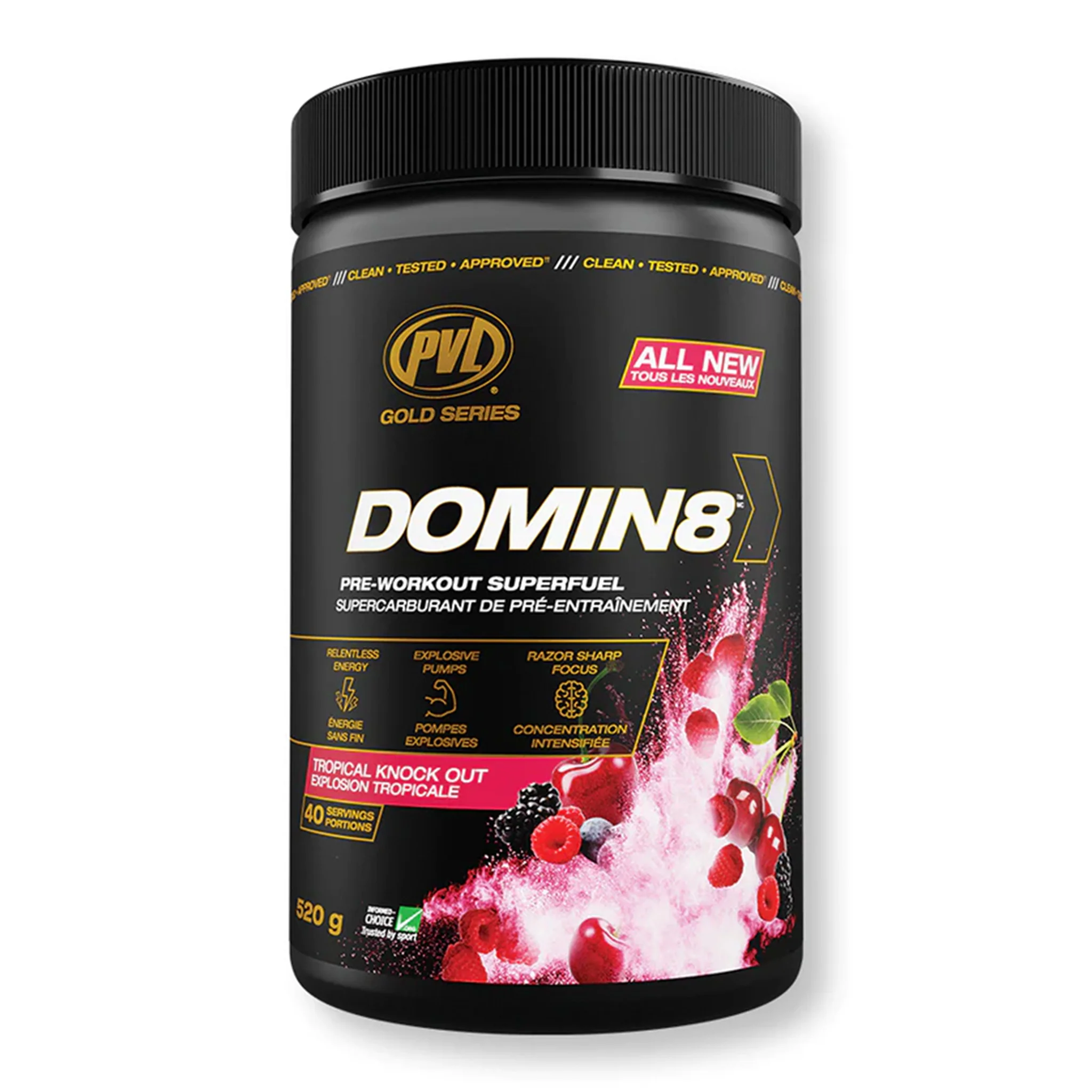 PVL Domin8 Pre-Workout Superfuel (40 Servs) - Image 4