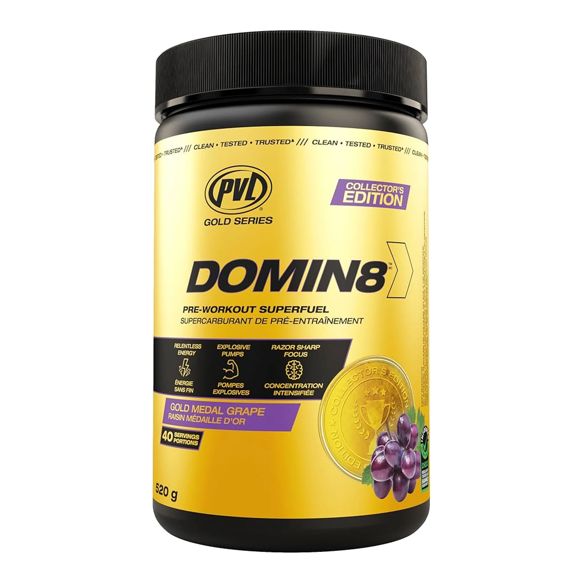 PVL Domin8 Pre-Workout Superfuel (40 Servs) - Image 6