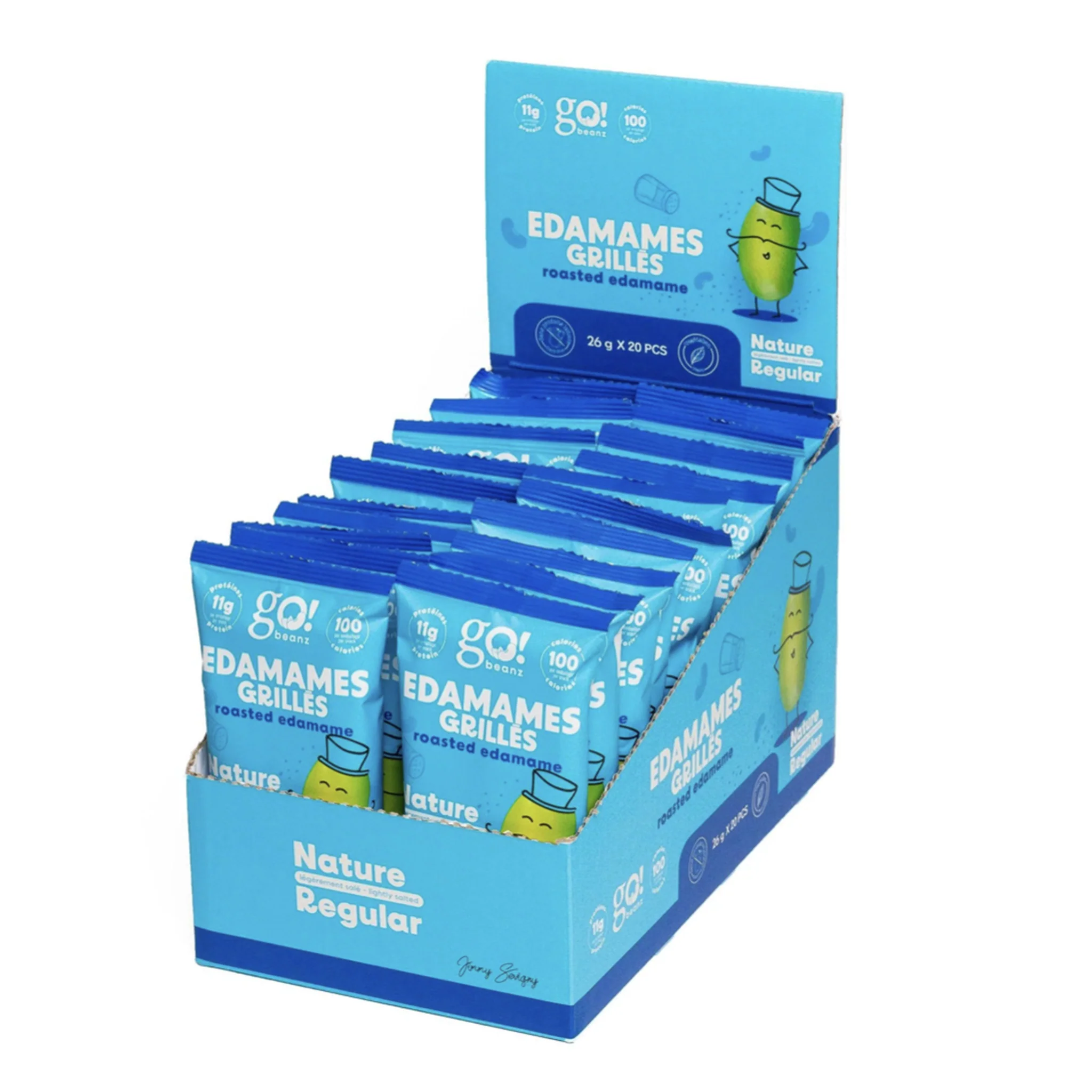 Go Nutrition Go Beanz Roasted Edamame (20 Pack)