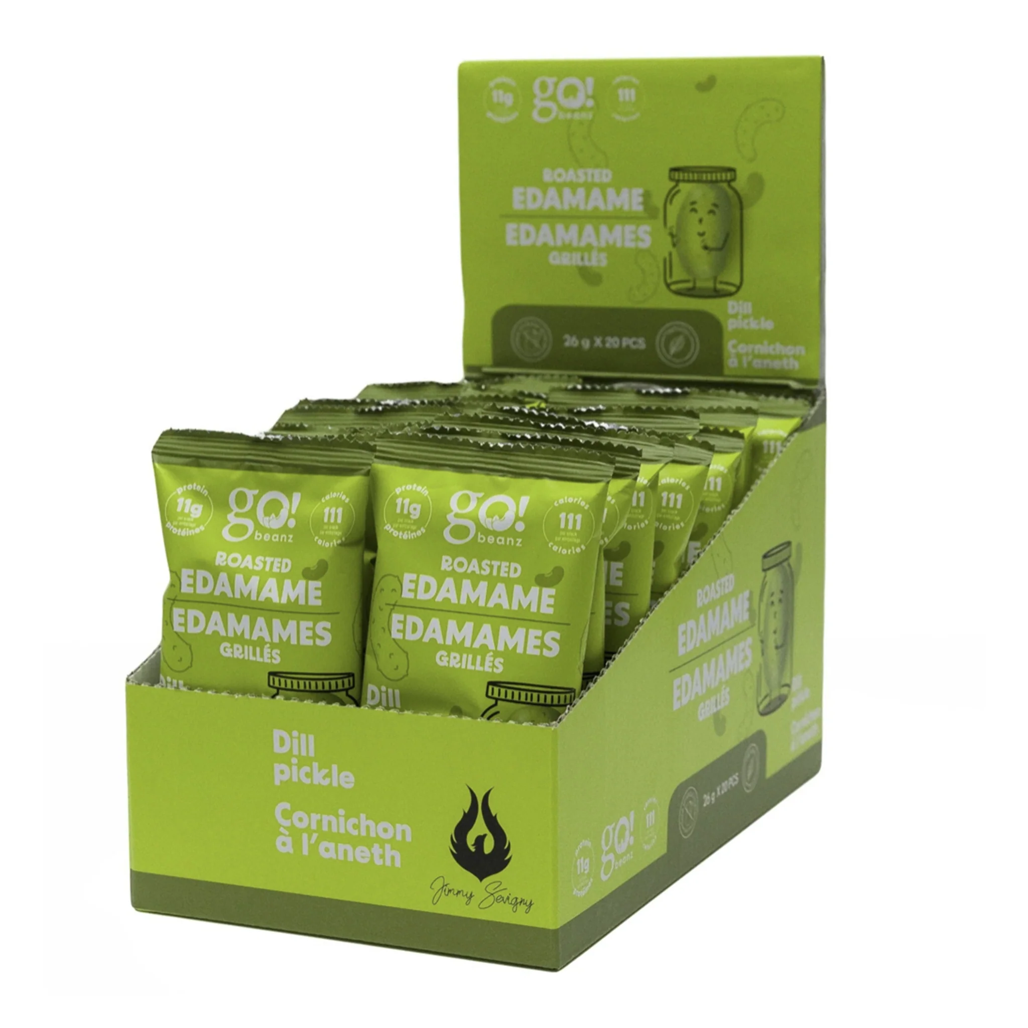 Go Nutrition Go Beanz Roasted Edamame (20 Pack) - Image 3