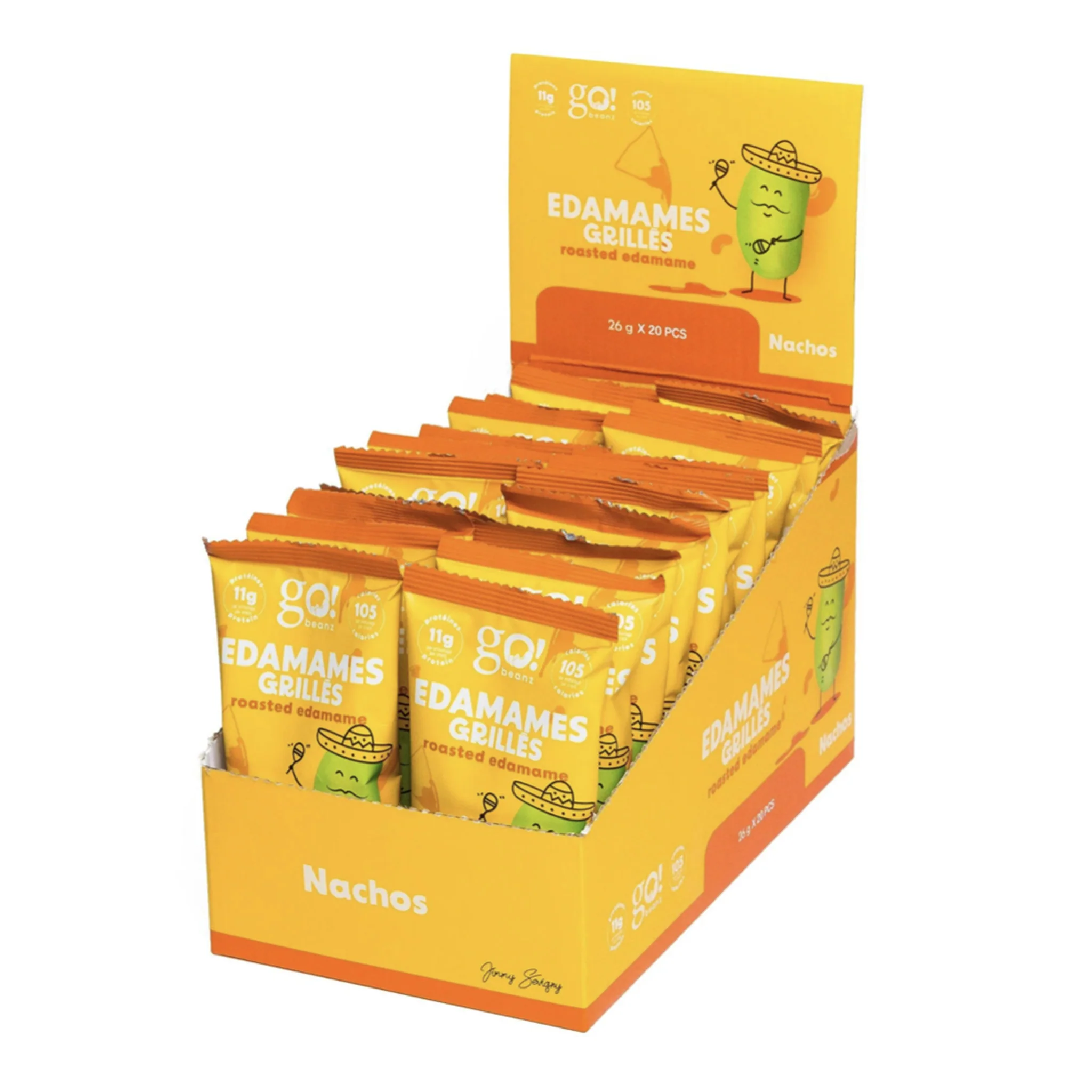 Go Nutrition Go Beanz Roasted Edamame (20 Pack) - Image 4