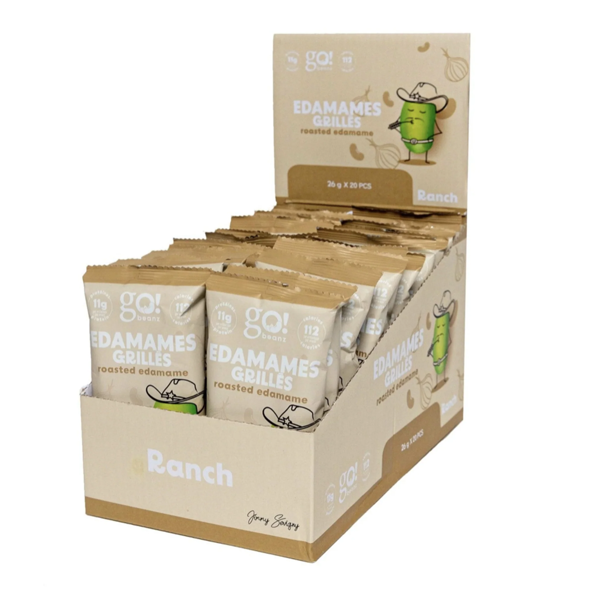 Go Nutrition Go Beanz Roasted Edamame (20 Pack) - Image 5