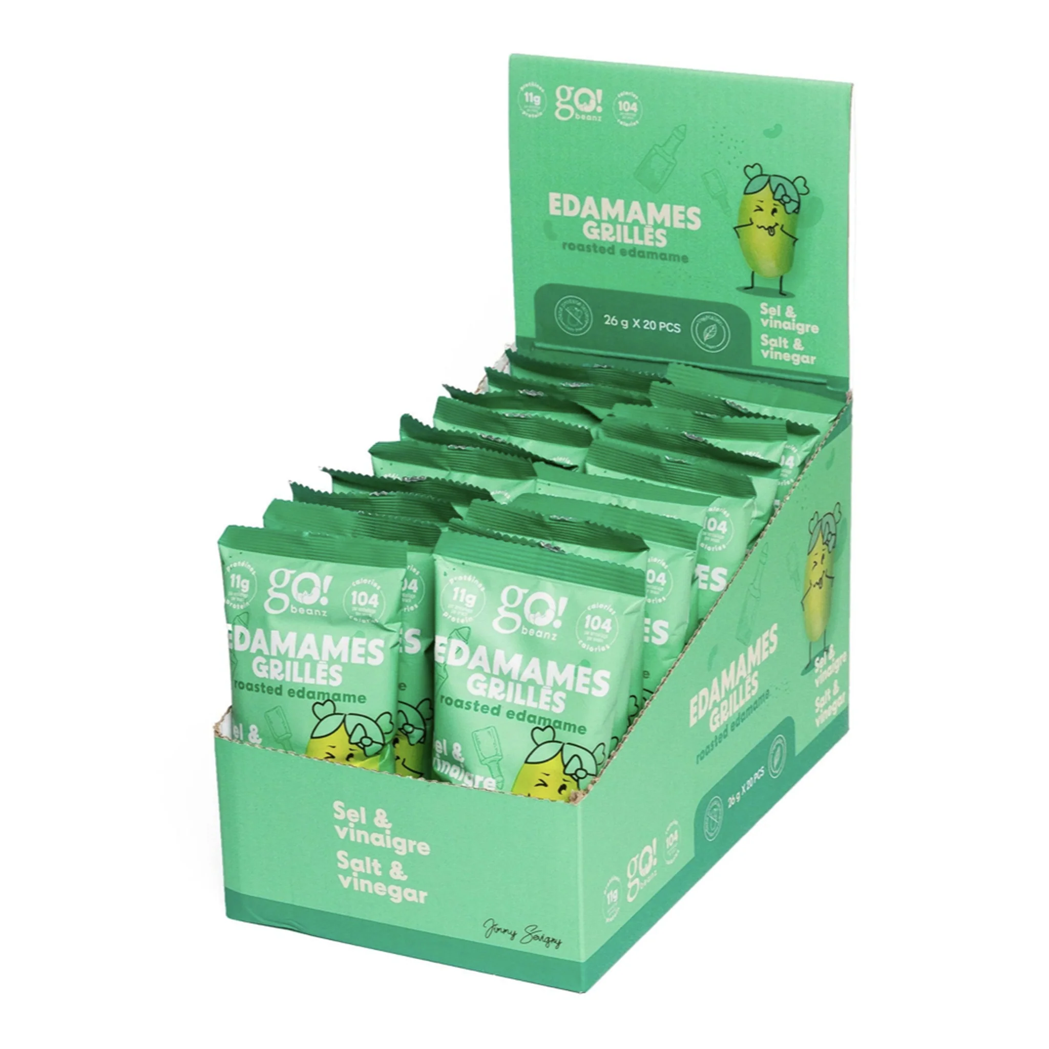 Go Nutrition Go Beanz Roasted Edamame (20 Pack) - Image 6