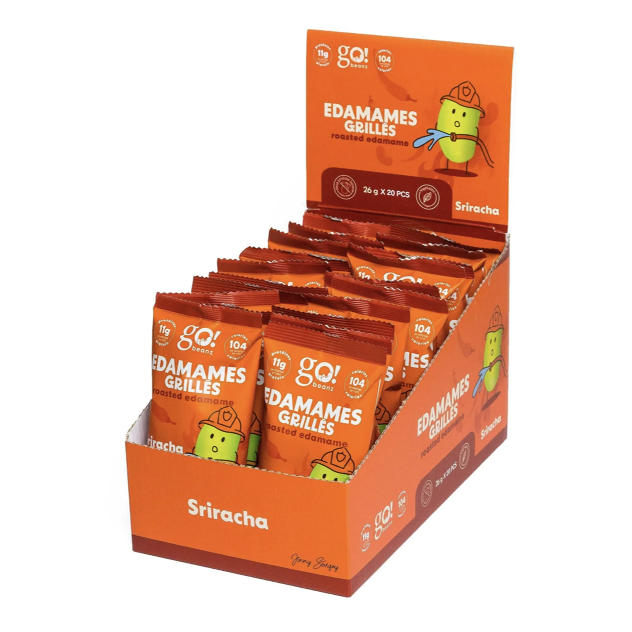 Go Nutrition Go Beanz Roasted Edamame (20 Pack) - Image 7