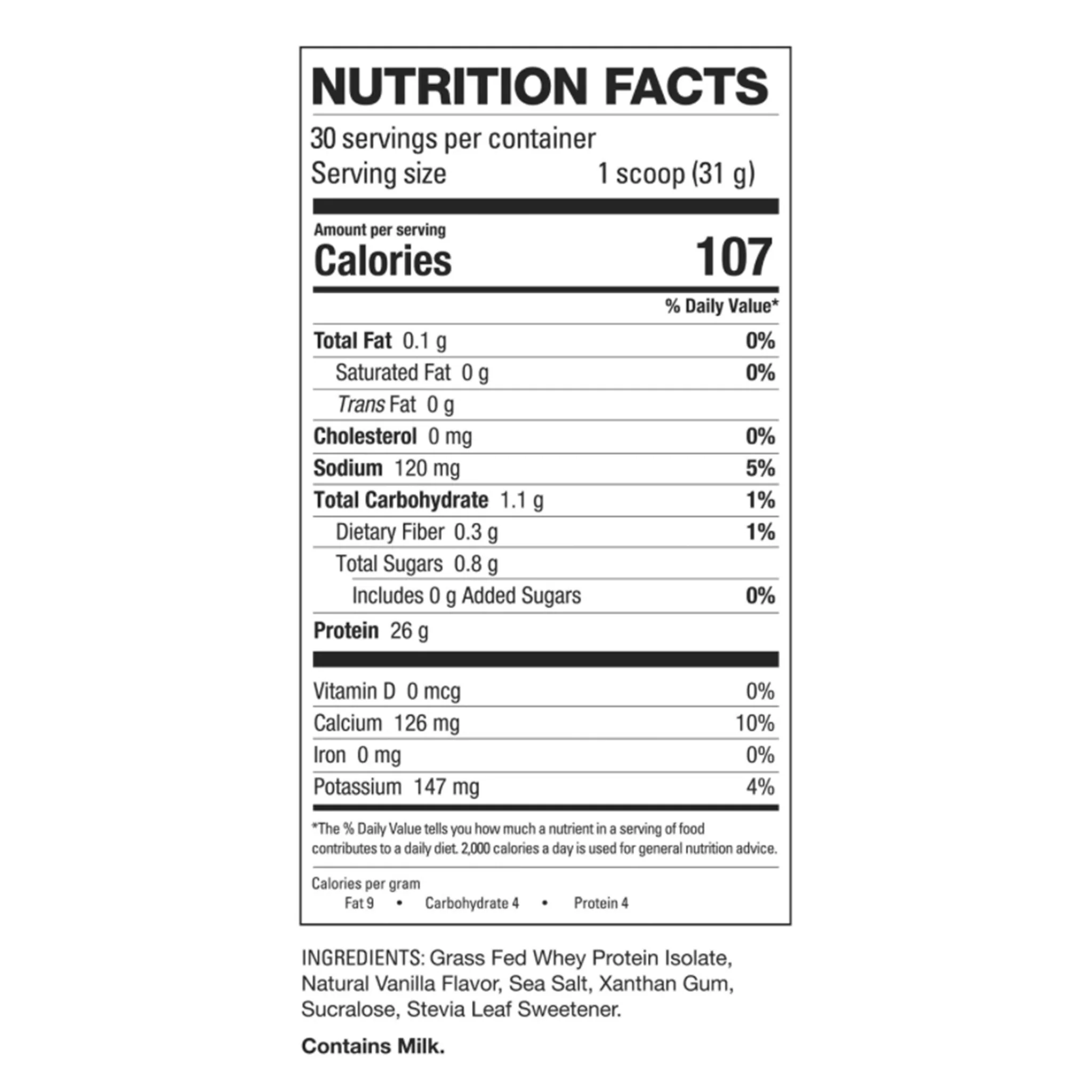 HD Muscle ProHD Grass-Fed Whey Protein Isolate (4.4lbs) - Image 2