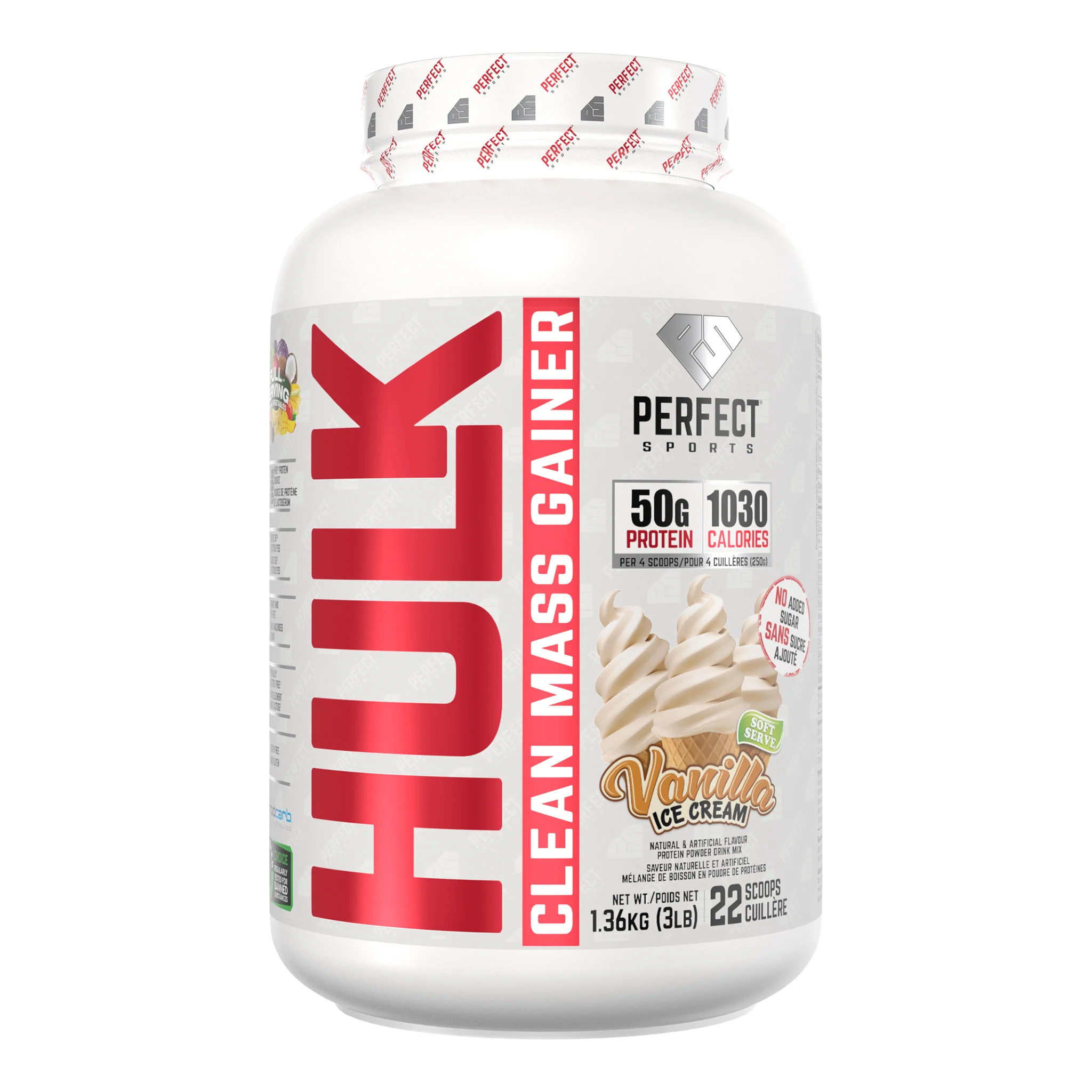 Perfect Sports Hulk Clean Mass Gainer (3lbs) - Image 3