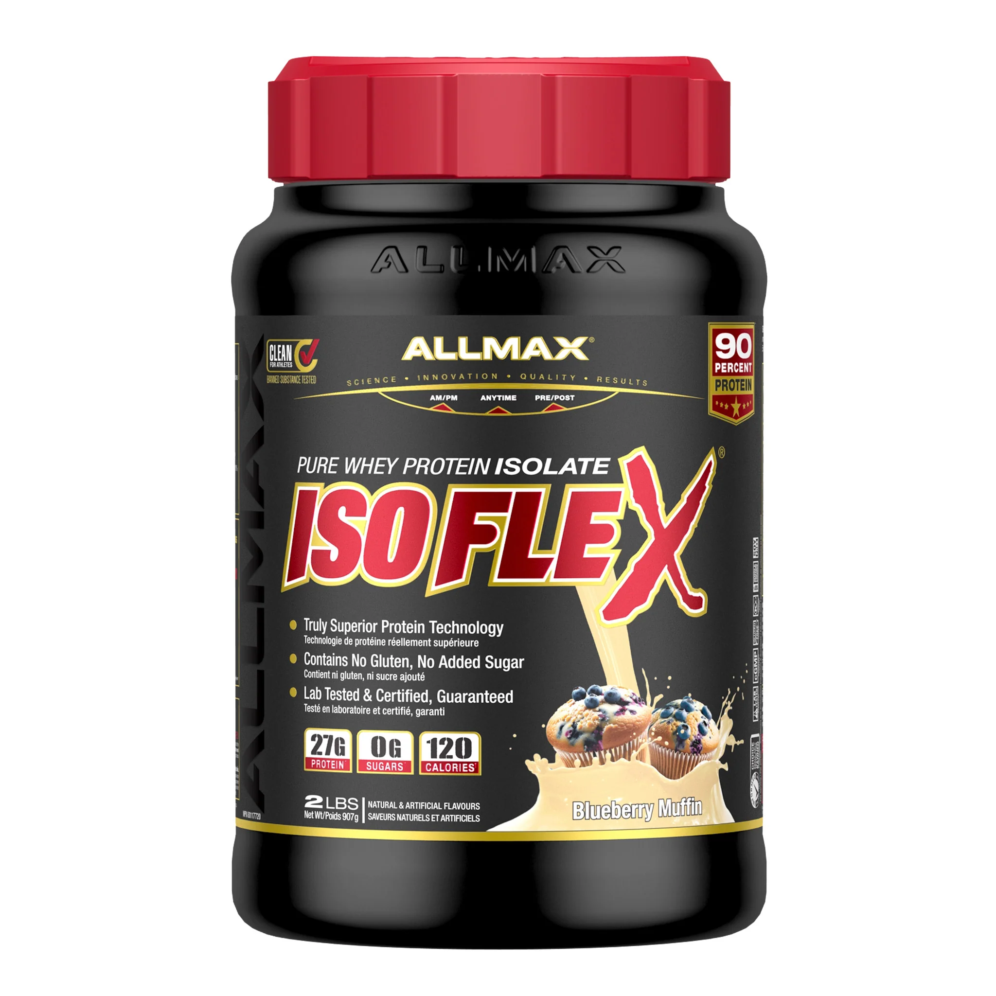Allmax Isoflex Whey Protein isolate (2lbs) - Image 4