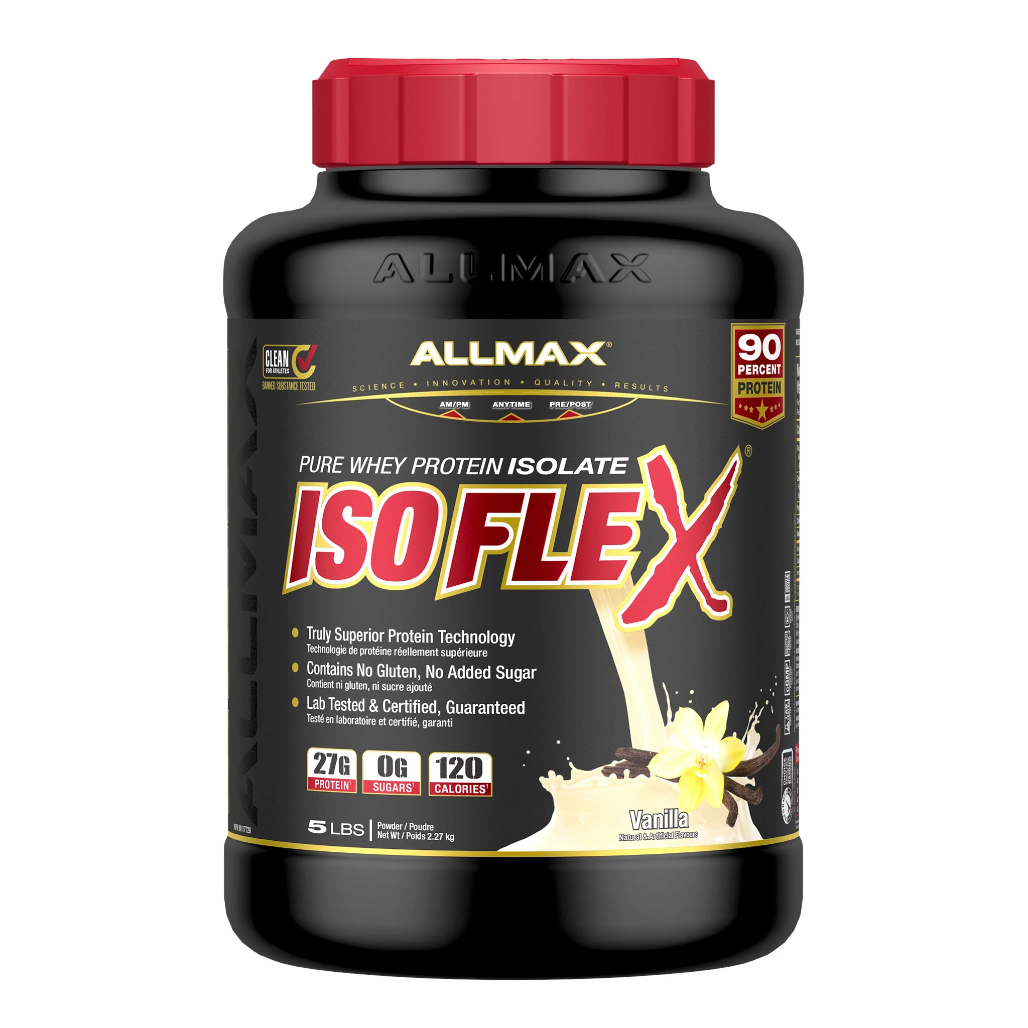Allmax Isoflex Whey Protein isolate (5lbs) - Image 5