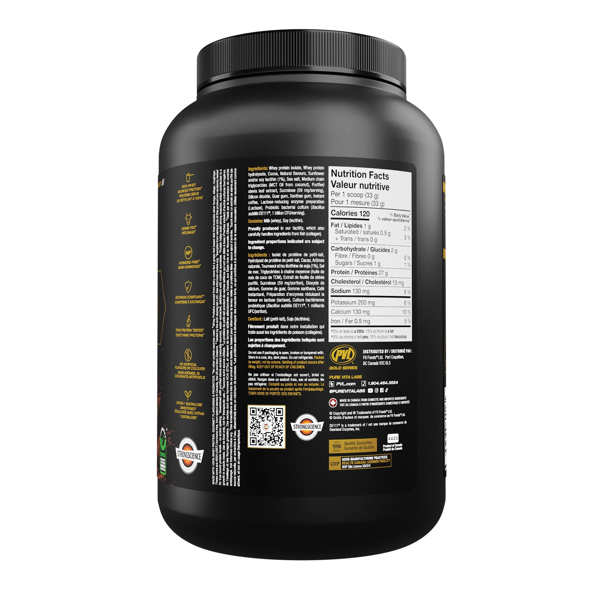 PVL IsoGold Whey Protein Isolate (2lbs) - Image 3