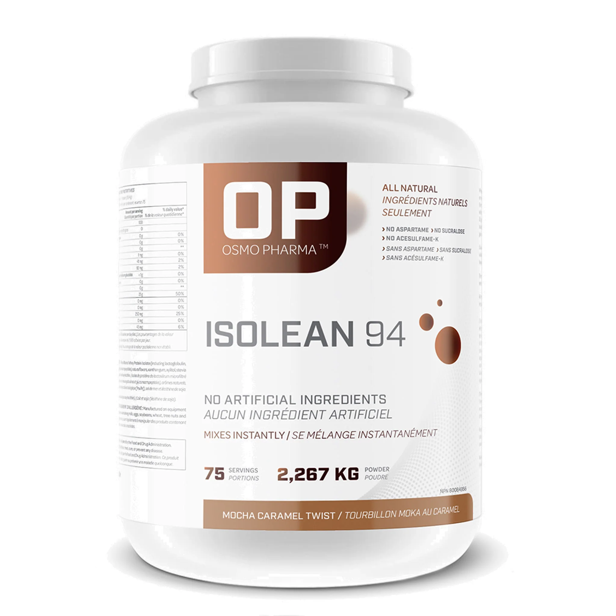 Osmo Pharma Isolean 94 Whey Protein Isolate (5lbs) - Image 6