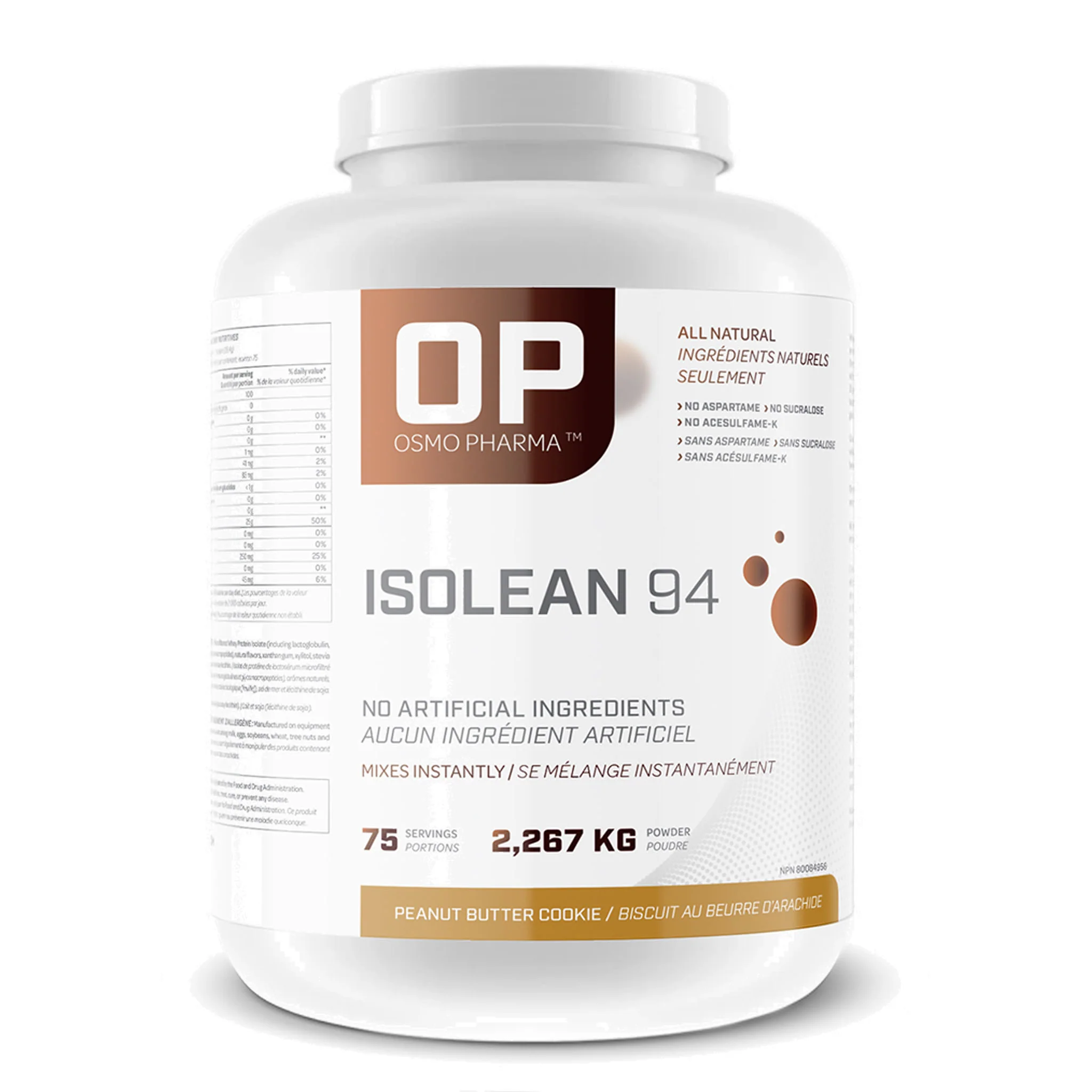 Osmo Pharma Isolean 94 Whey Protein Isolate (5lbs) - Image 7