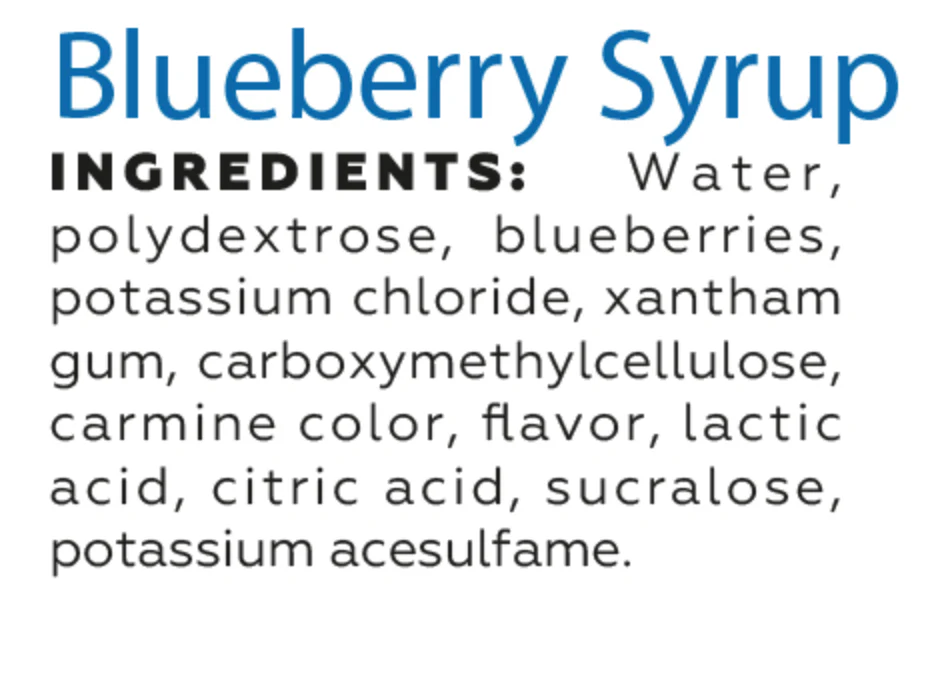 Mrs. Taste Zero Calories Blueberry Syrup (335g) - Image 3