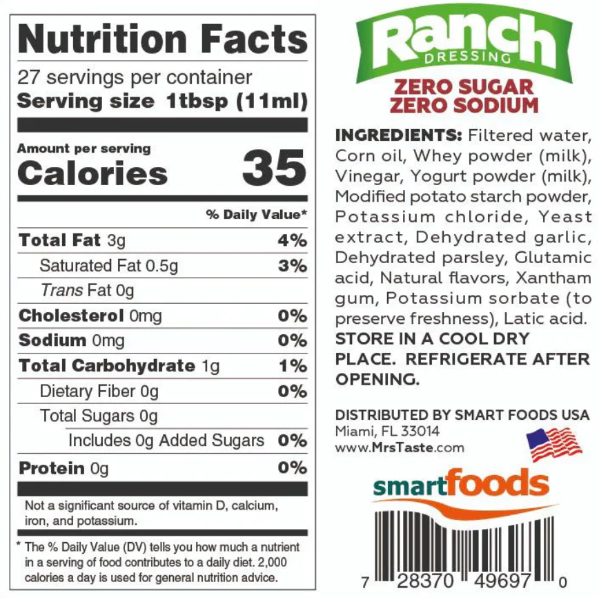 Mrs. Taste Ranch Dressing Sauce (300ml) - Image 2