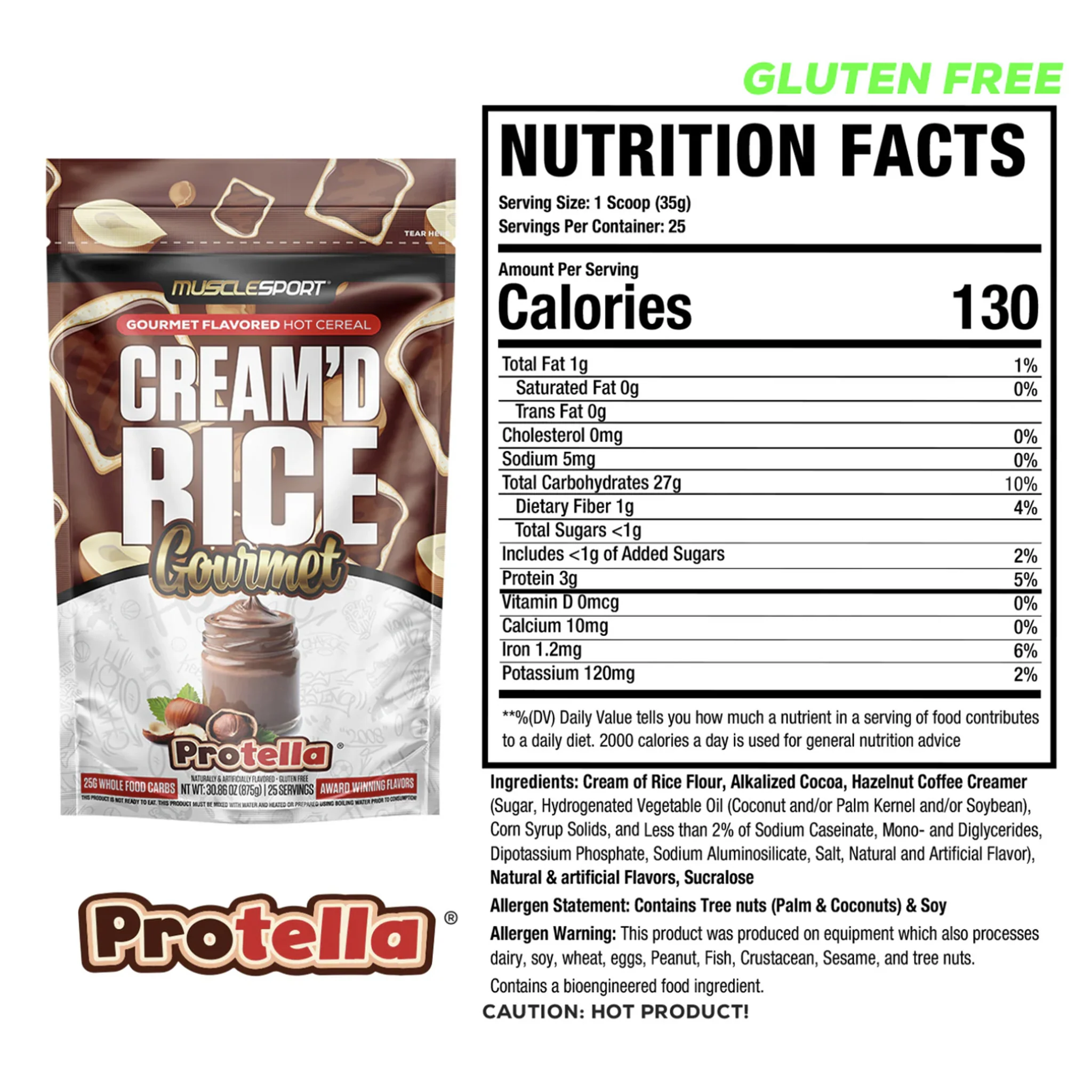 Musclesport Cream Of Rice Gourmet Hot Cereal (25 Servs) - Image 16