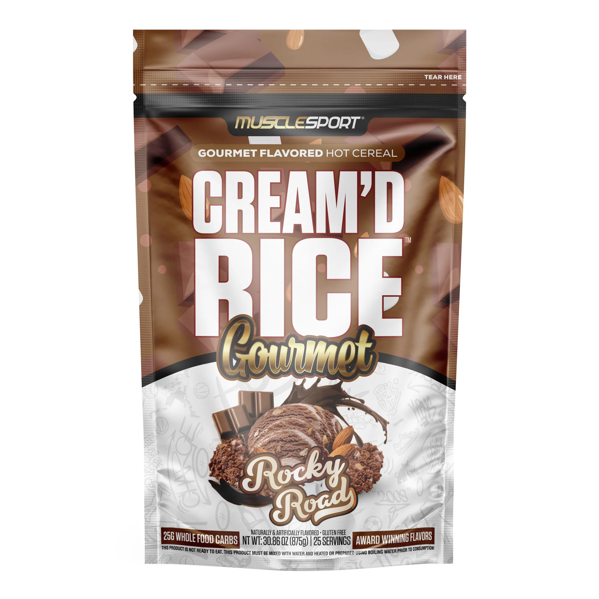 Musclesport Cream Of Rice Gourmet Hot Cereal (25 Servs) - Image 17