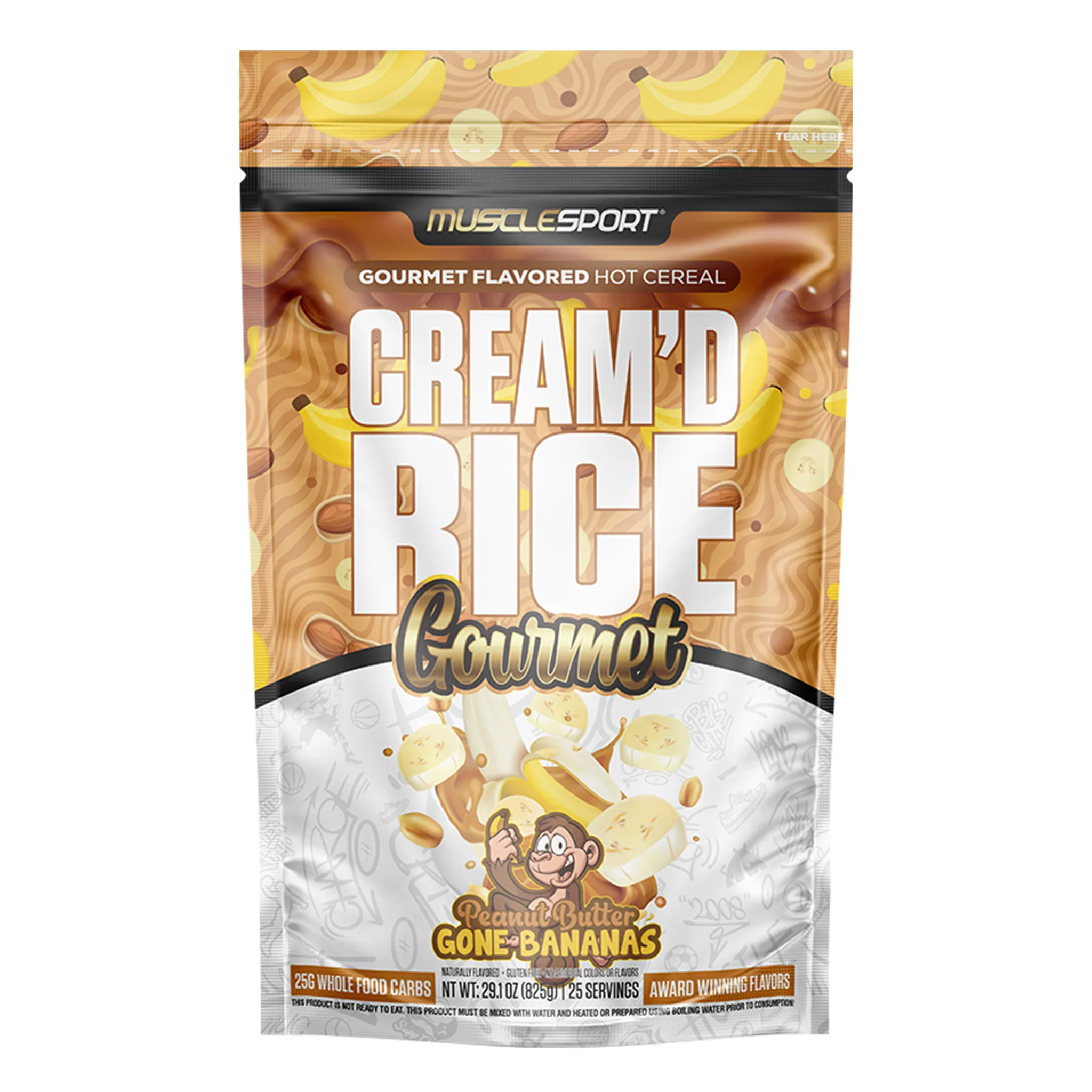 Musclesport Cream Of Rice Gourmet Hot Cereal (25 Servs) - Image 5