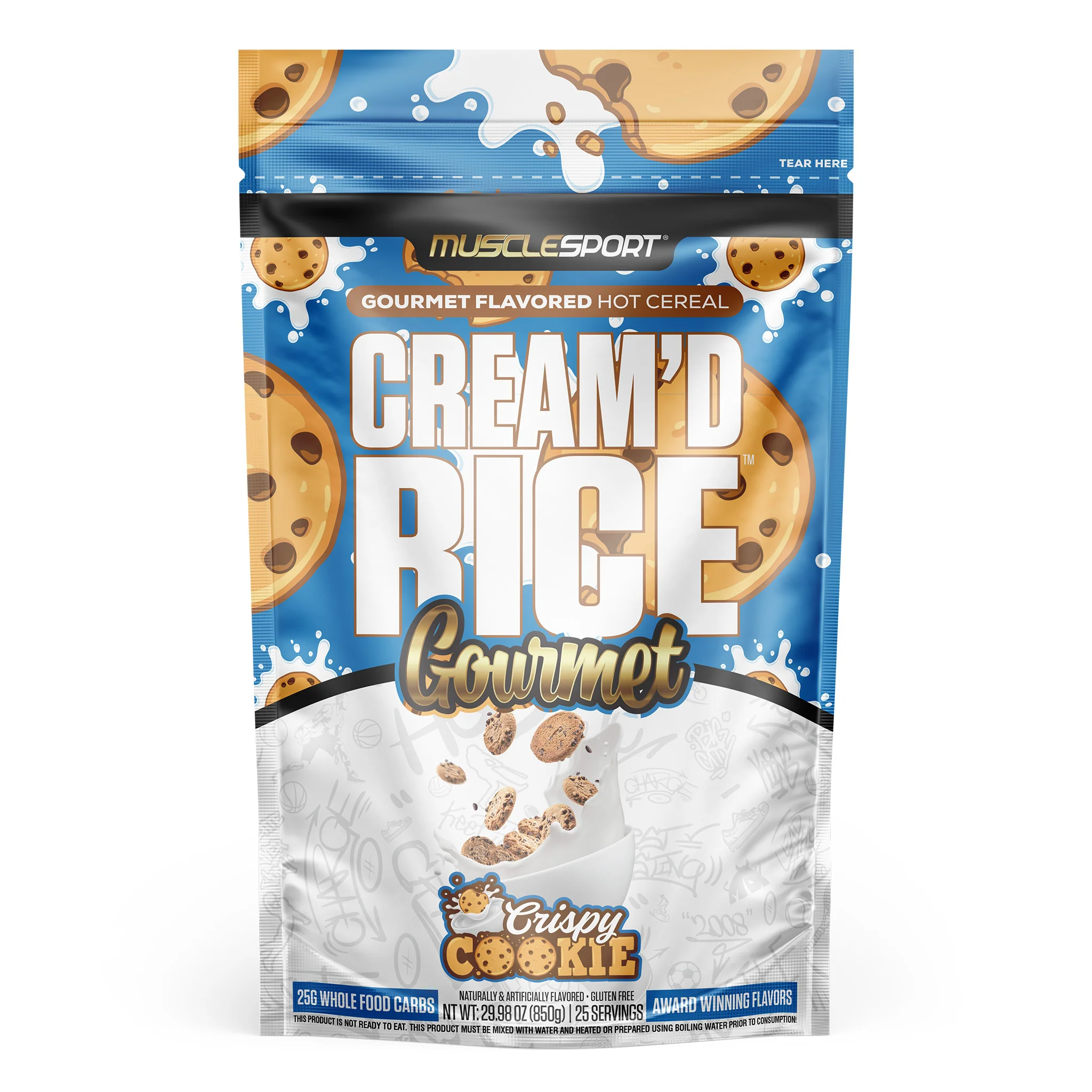 Musclesport Cream Of Rice Gourmet Hot Cereal (25 Servs) - Image 7