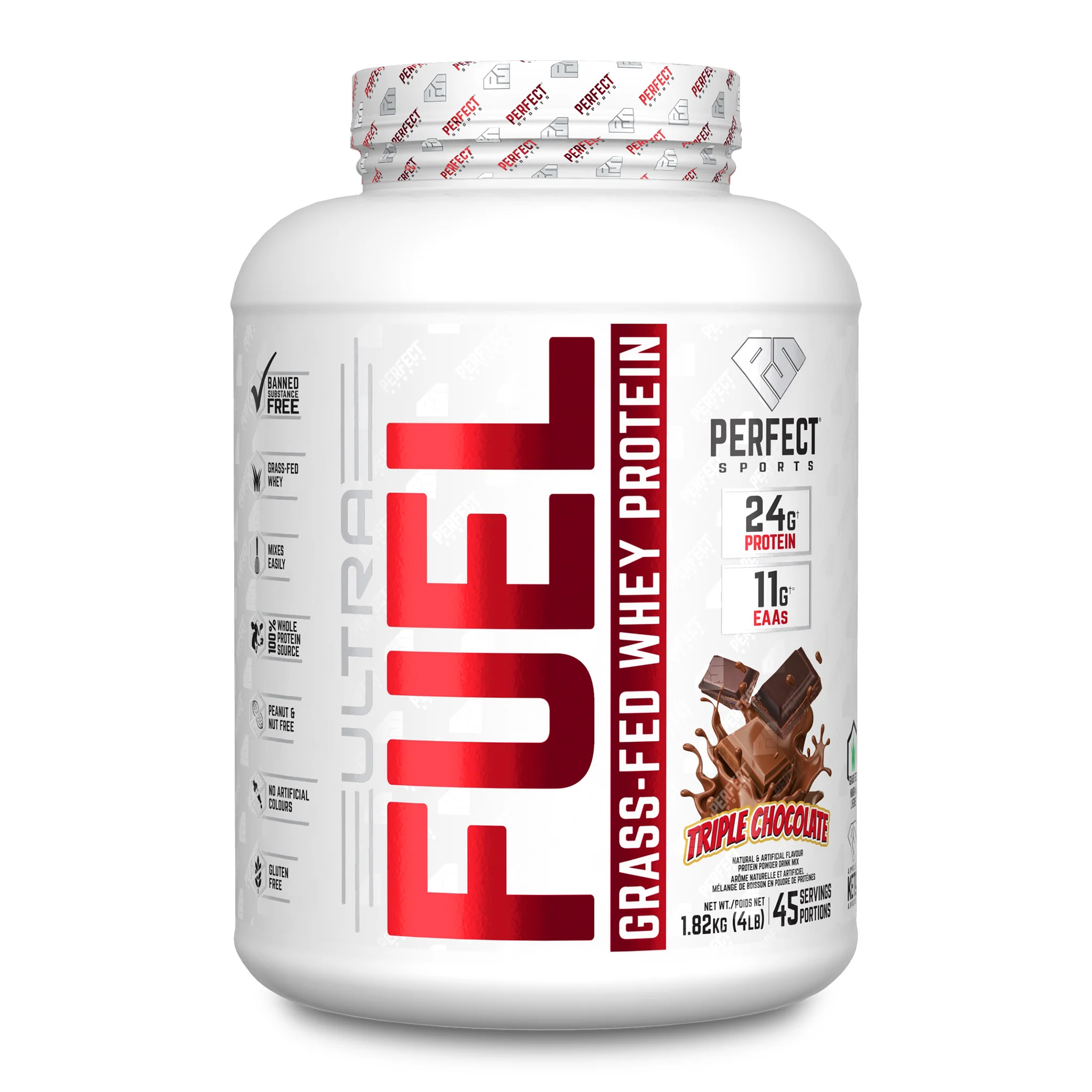 Perfect Sports Fuel Grass-Fed Whey Protein (4lbs) - Image 3