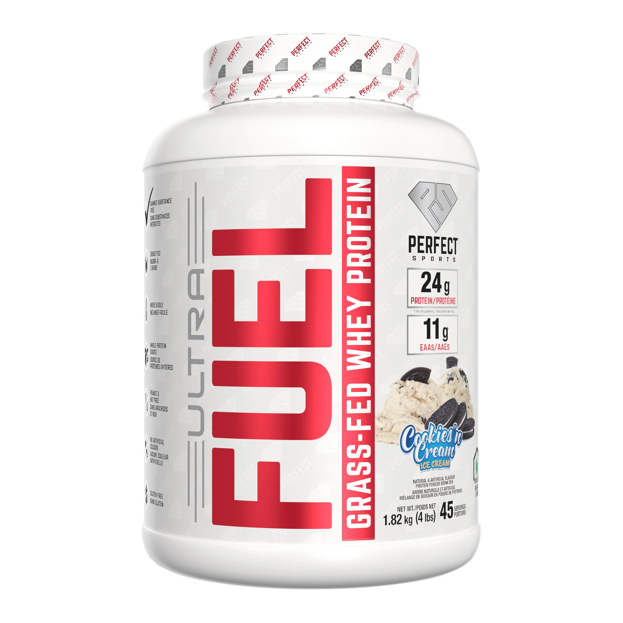 Perfect Sports Fuel Grass-Fed Whey Protein (4lbs) - Image 4