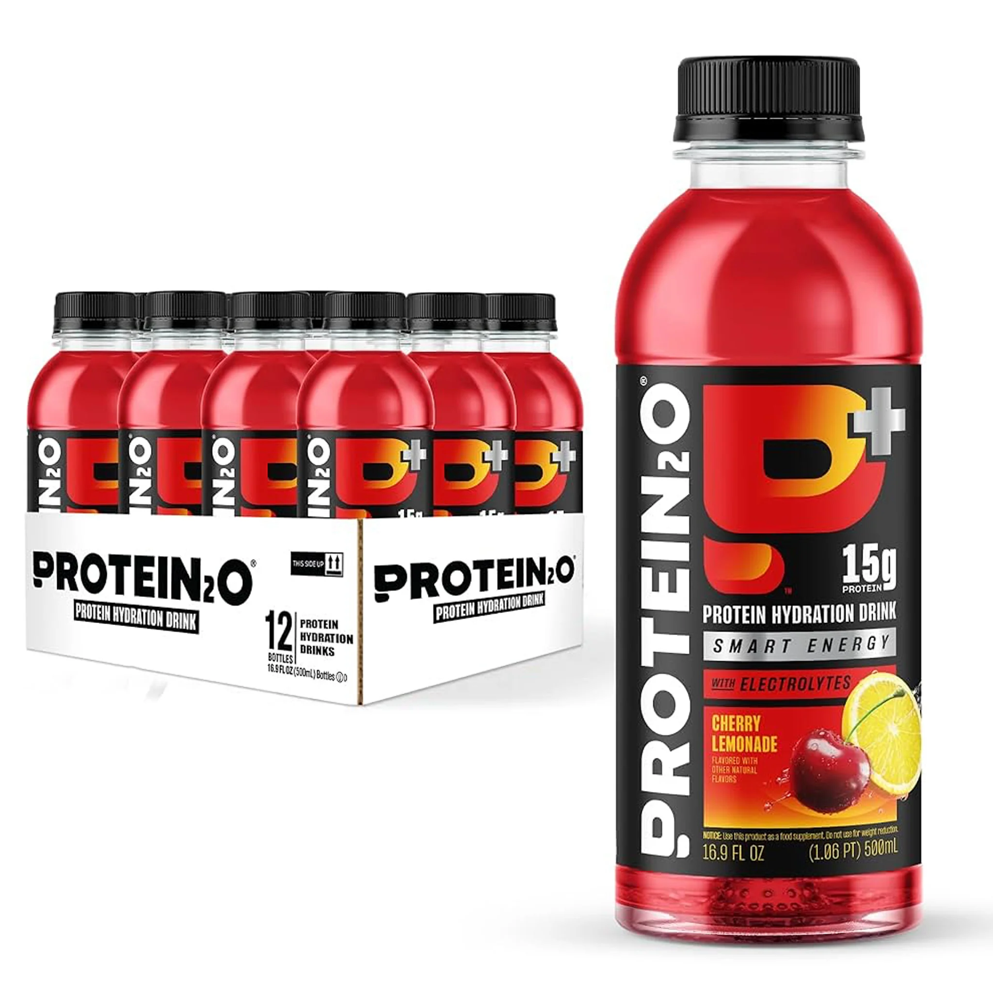Protein 2O Infused Protein Water + Energy (12 Bottle)