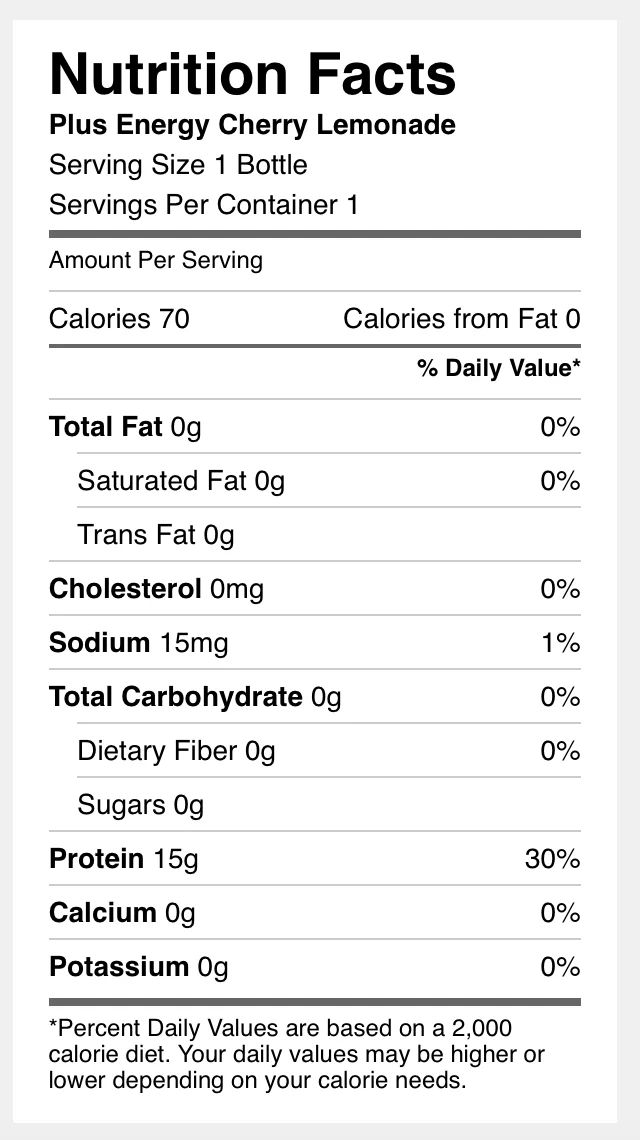 Protein 2O Infused Protein Water + Energy (12 Bottle) - Image 2