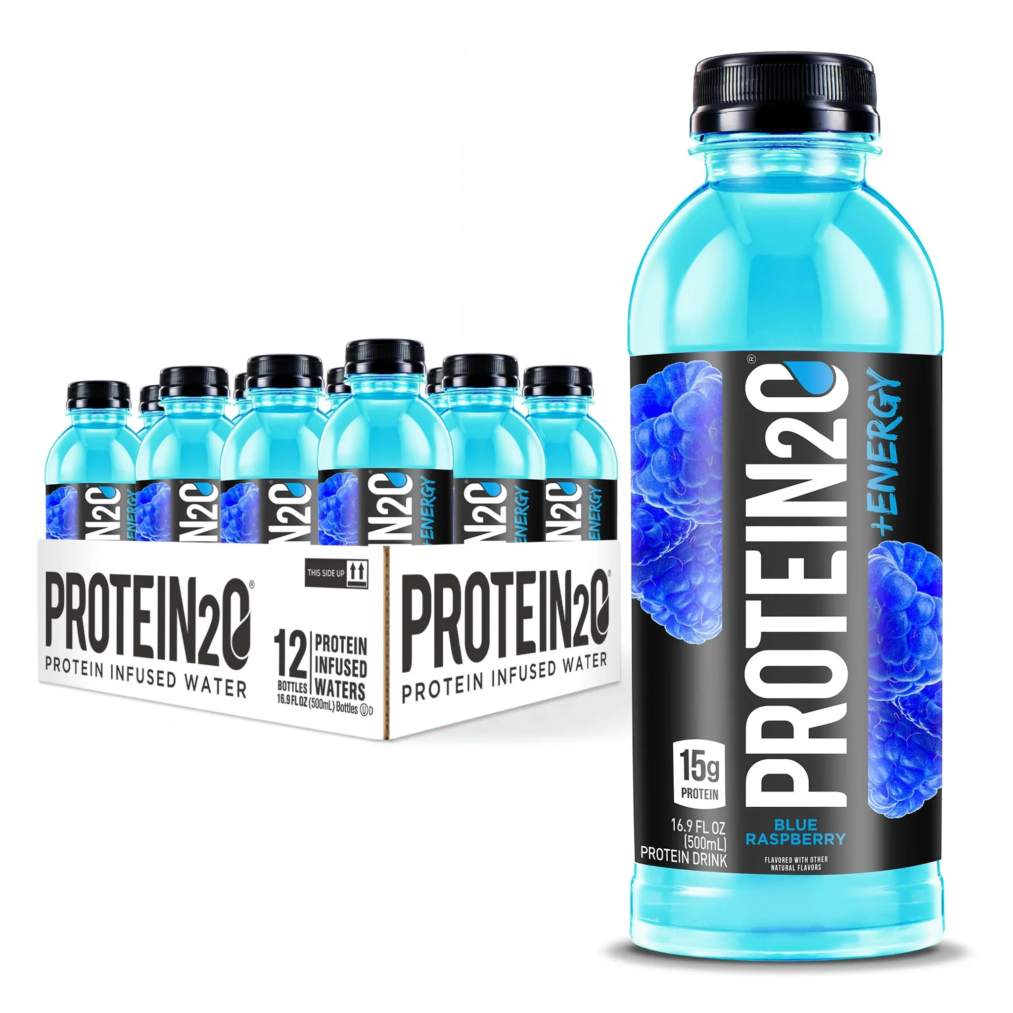 Protein 2O Infused Protein Water + Energy (12 Bottle) - Image 3