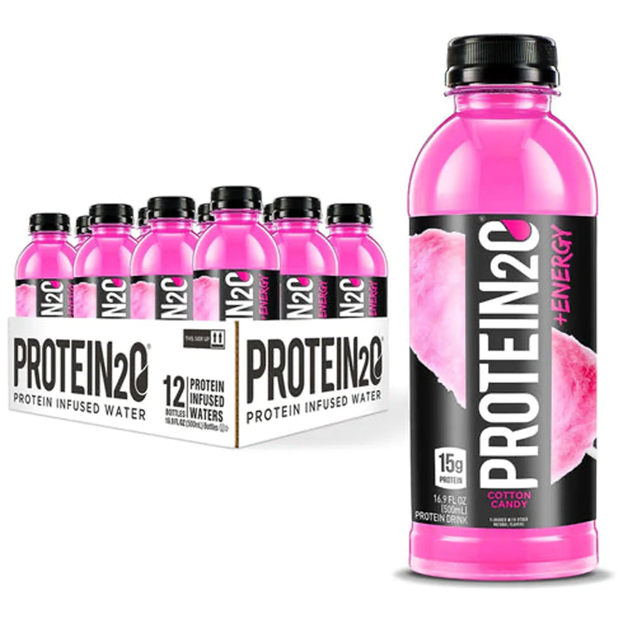 Protein 2O Infused Protein Water + Energy (12 Bottle) - Image 4