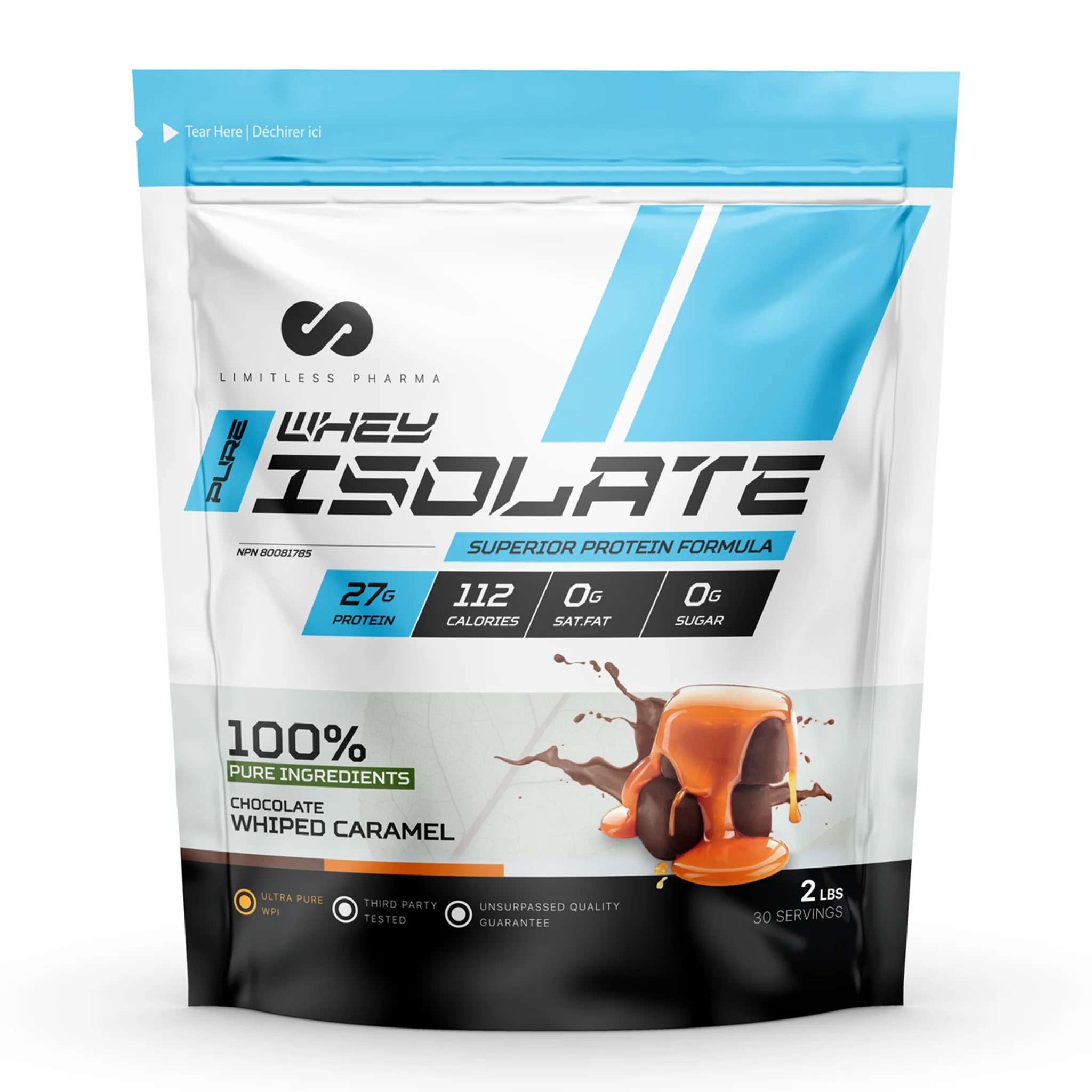 Limitless Pharma Pure Whey Isolate Protein (2lbs) - Image 4