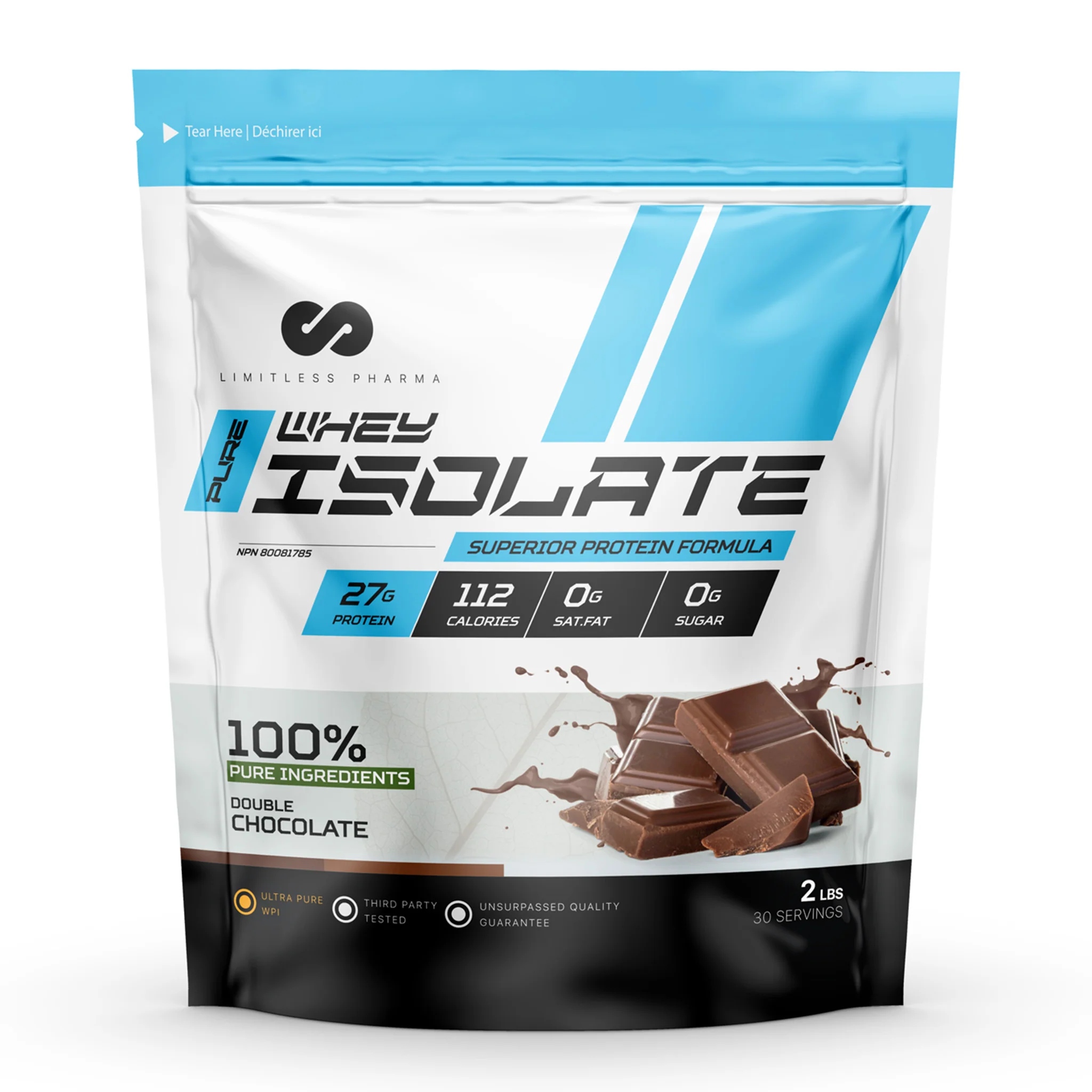 Limitless Pharma Pure Whey Isolate Protein (2lbs) - Image 7