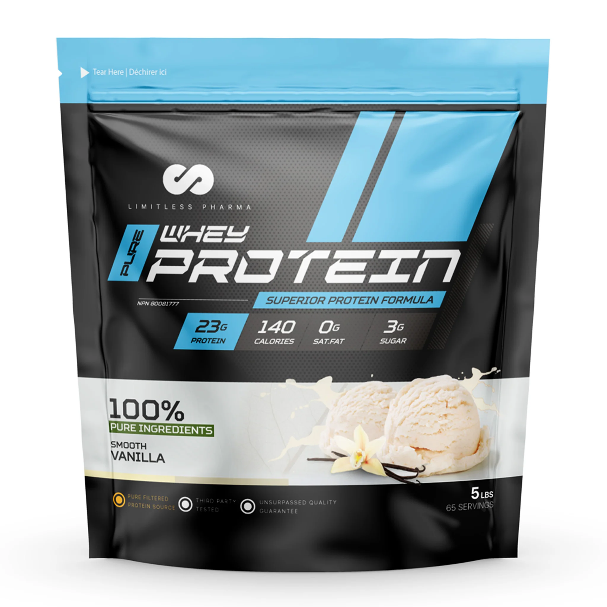 Limitless Pharma Pure Whey Protein (5lbs) - Image 10