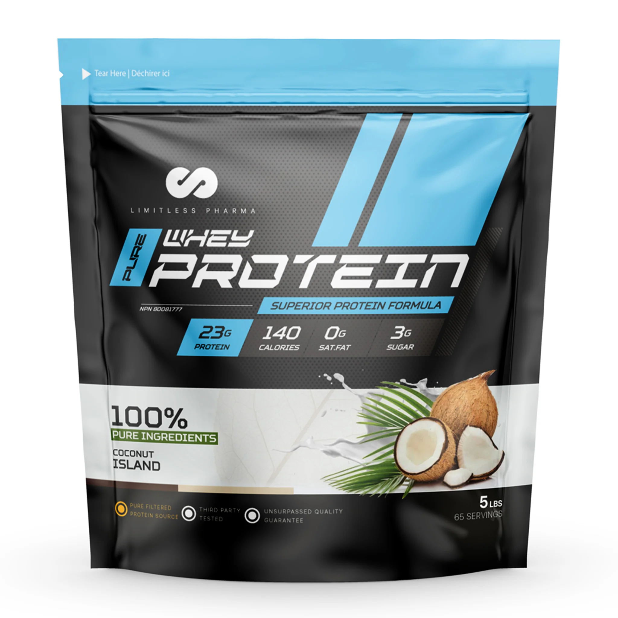 Limitless Pharma Pure Whey Protein (5lbs) - Image 6
