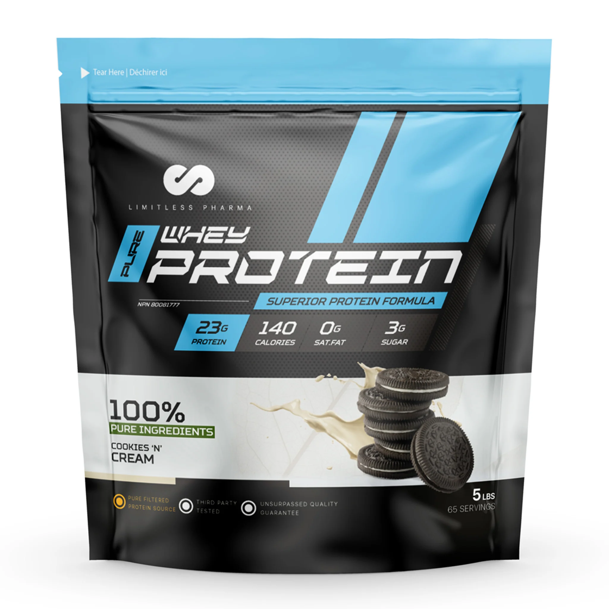 Limitless Pharma Pure Whey Protein (5lbs) - Image 7