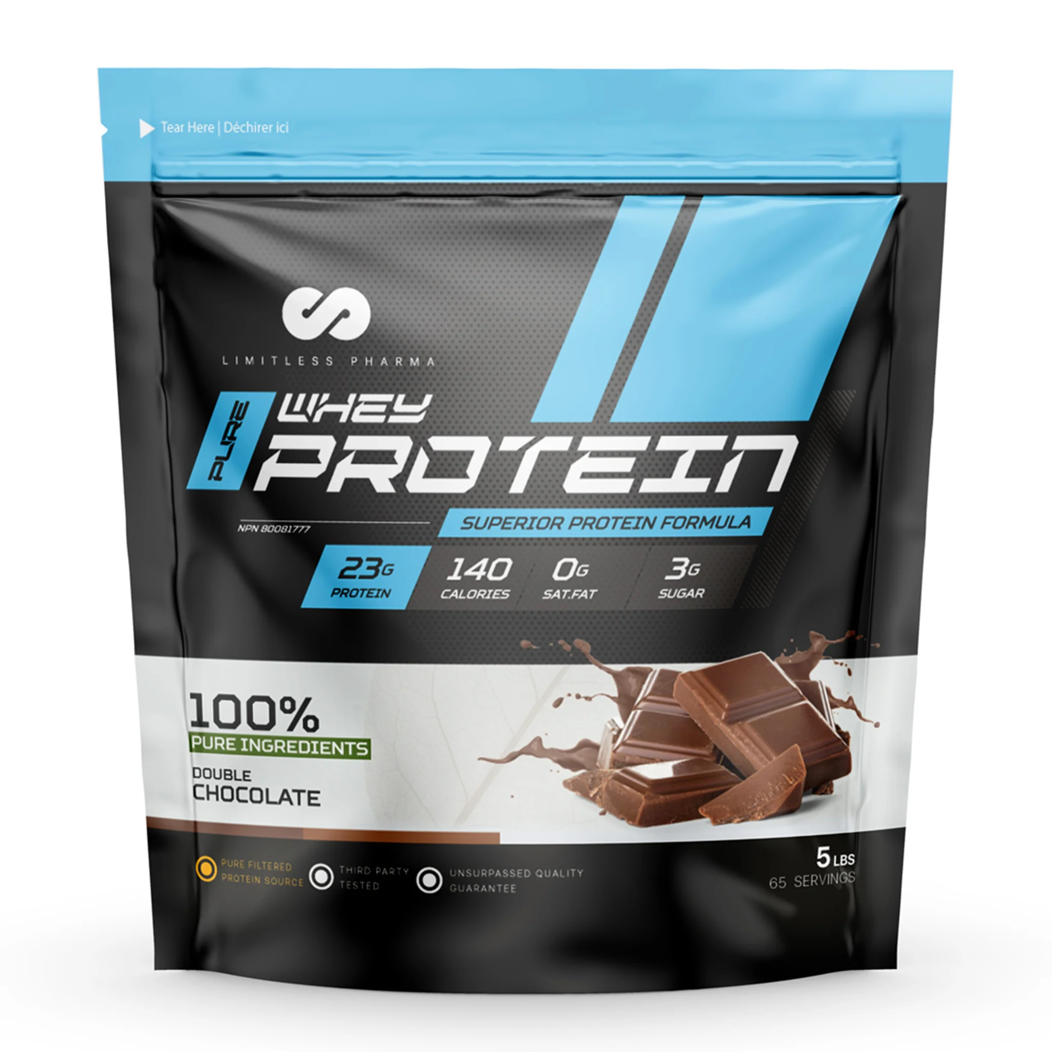 Limitless Pharma Pure Whey Protein (5lbs) - Image 8