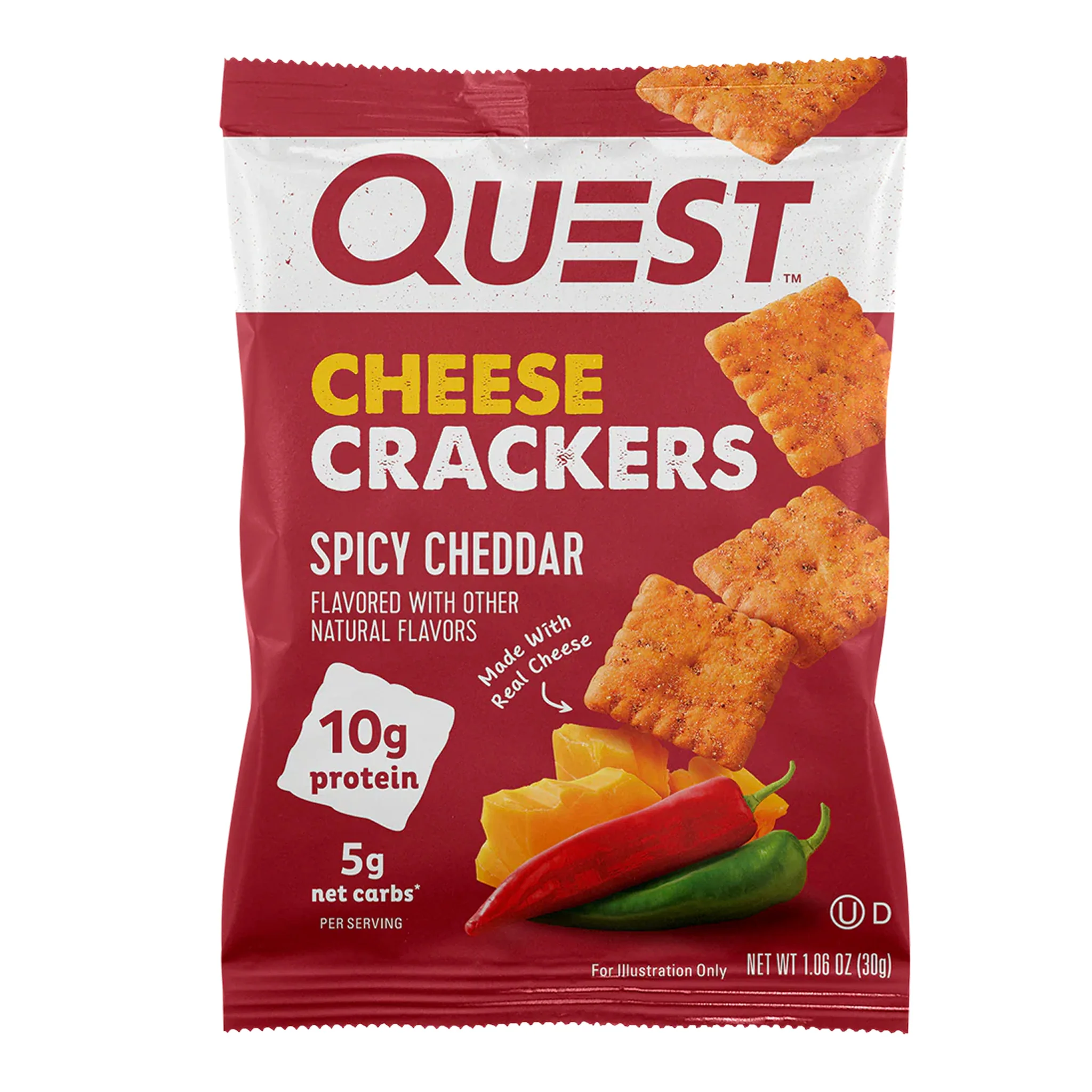 Quest Cheese Crackers (1 Bag) - Image 3