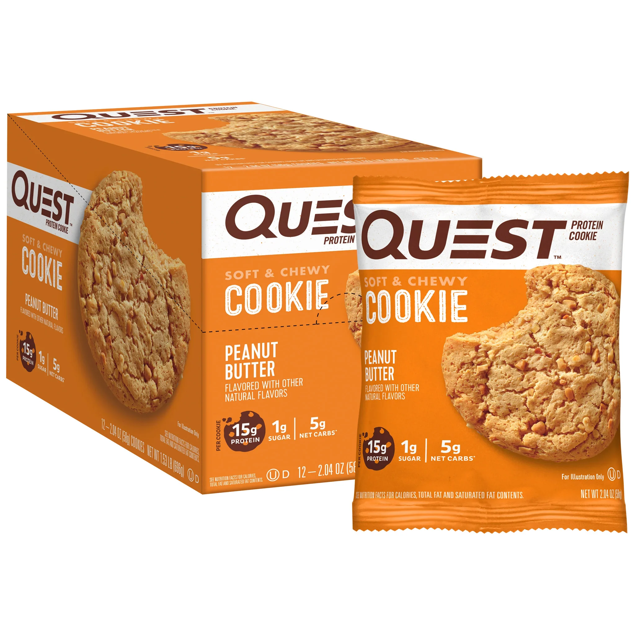 Quest Protein Cookie Soft & Chewy (12 Cookies) - Image 4
