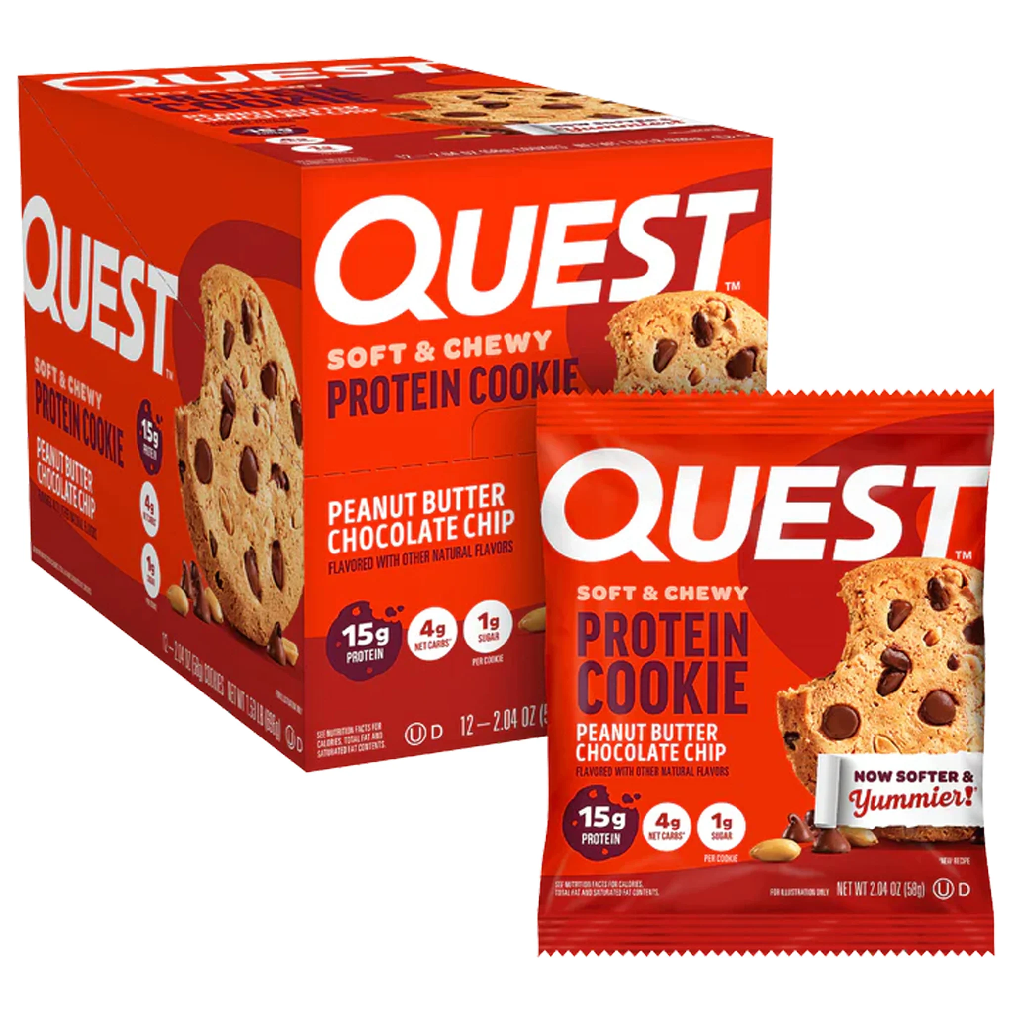 Quest Protein Cookie Soft & Chewy (12 Cookies) - Image 5