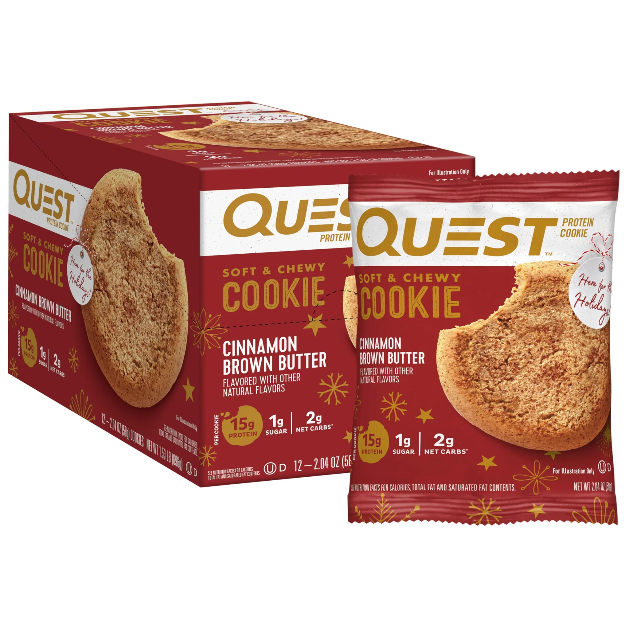 Quest Protein Cookie Soft & Chewy (12 Cookies) - Image 7