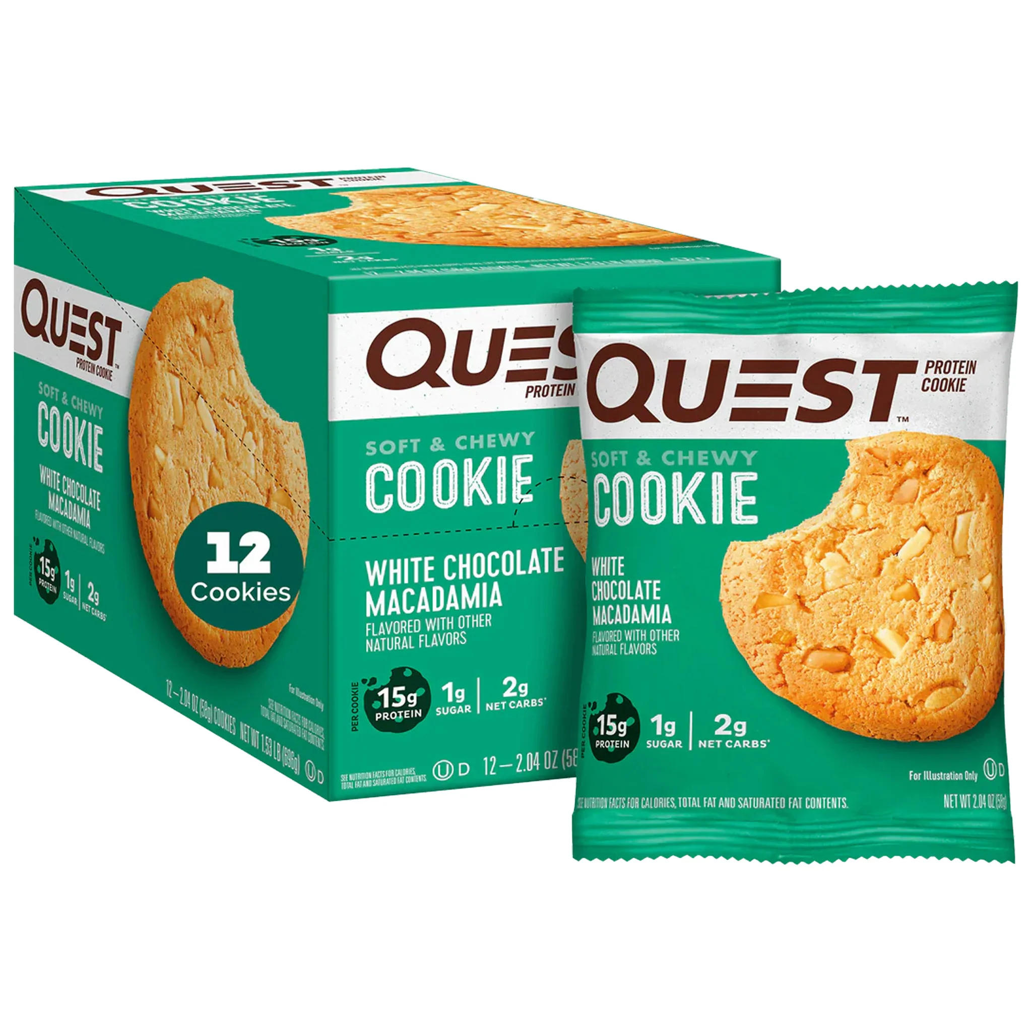 Quest Protein Cookie Soft & Chewy (12 Cookies) - Image 8