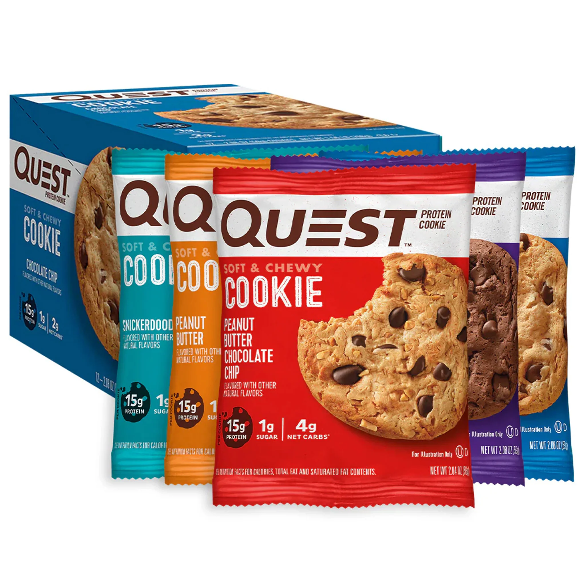 Quest Protein Cookie Soft & Chewy (12 Cookies) - Image 9