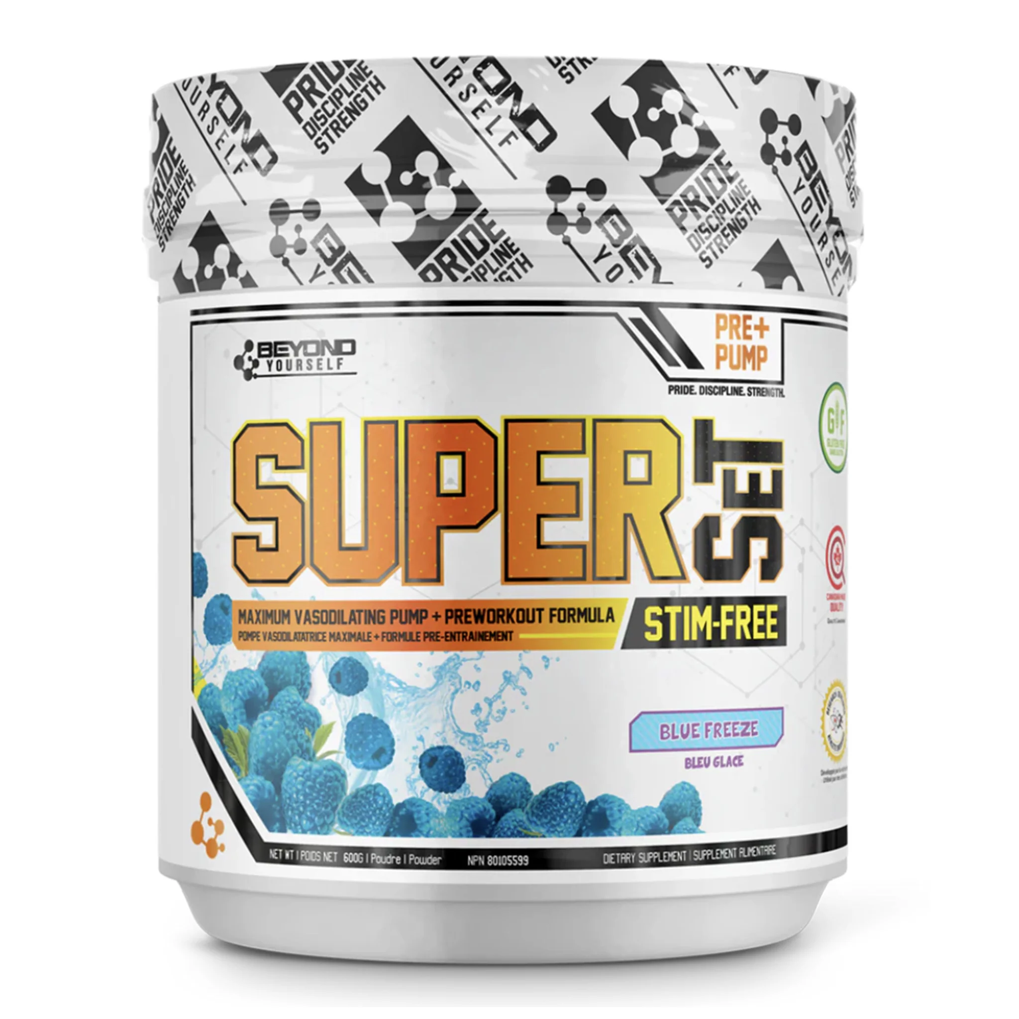 Beyond Yourself Superset Stim-Free Pre-Workout (40 Servs) - Image 3