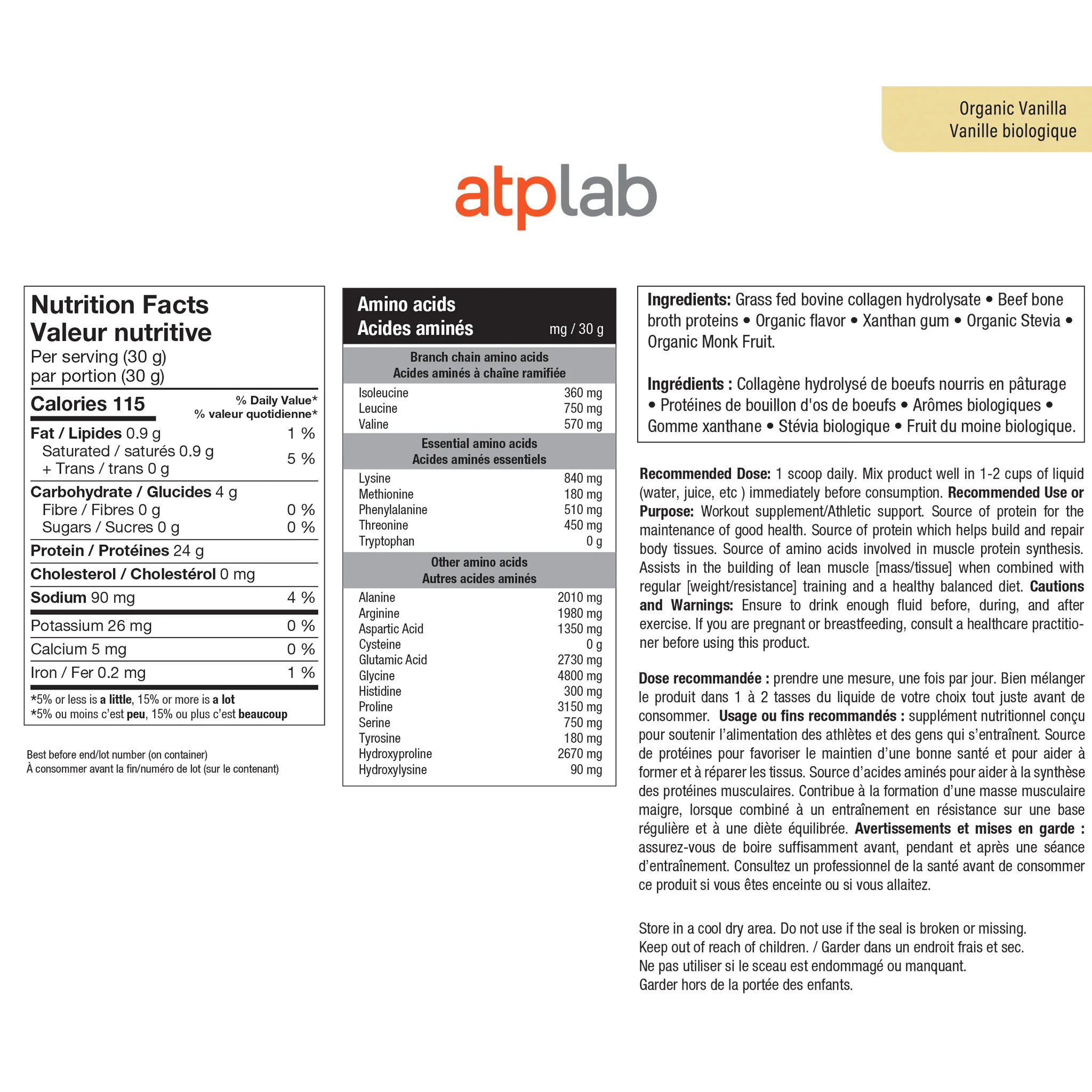 ATP Lab Supreme Beef Protein (850g) - Image 4