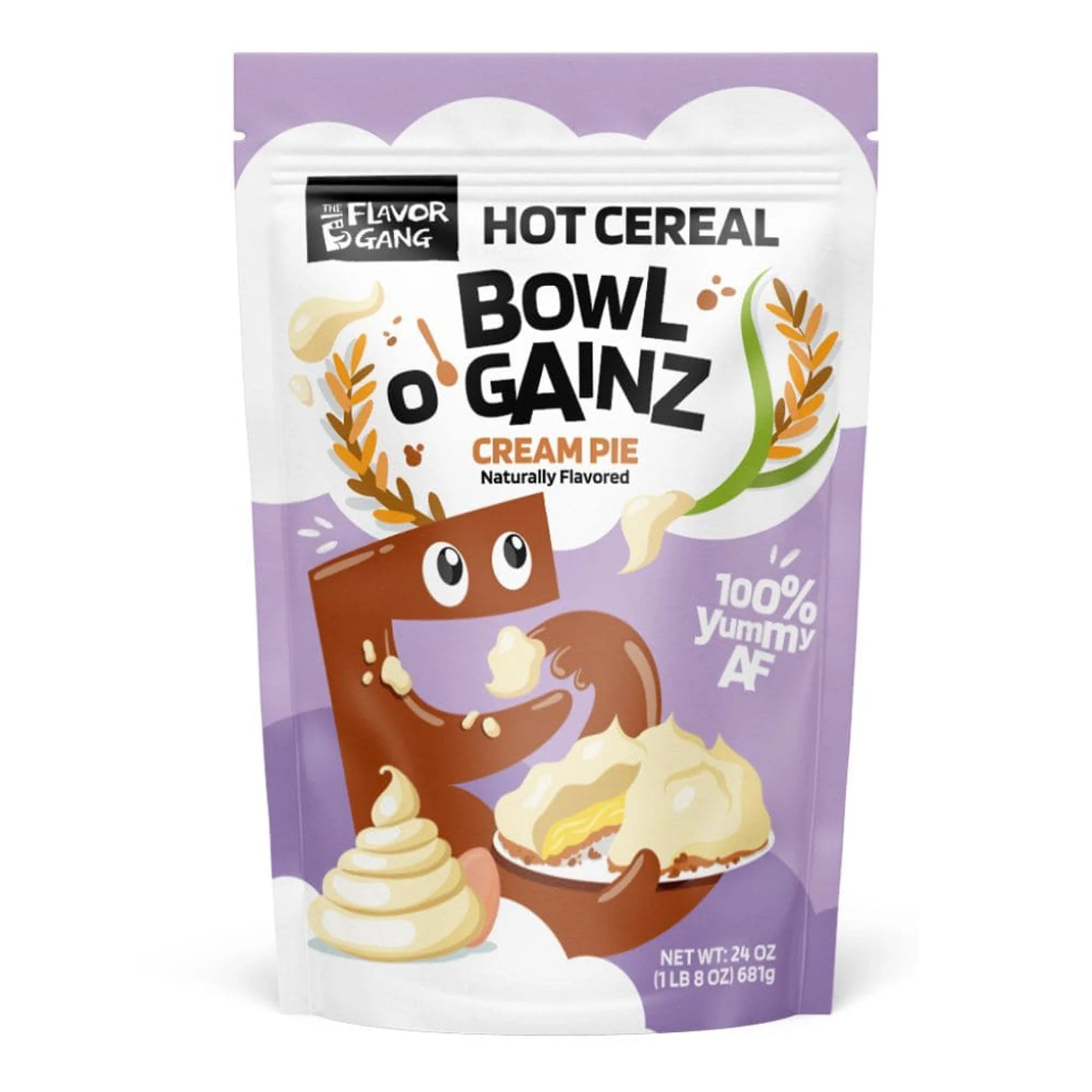 The Flavor Gang Hot Cereal Bowl O' Gainz (681g) - Image 7